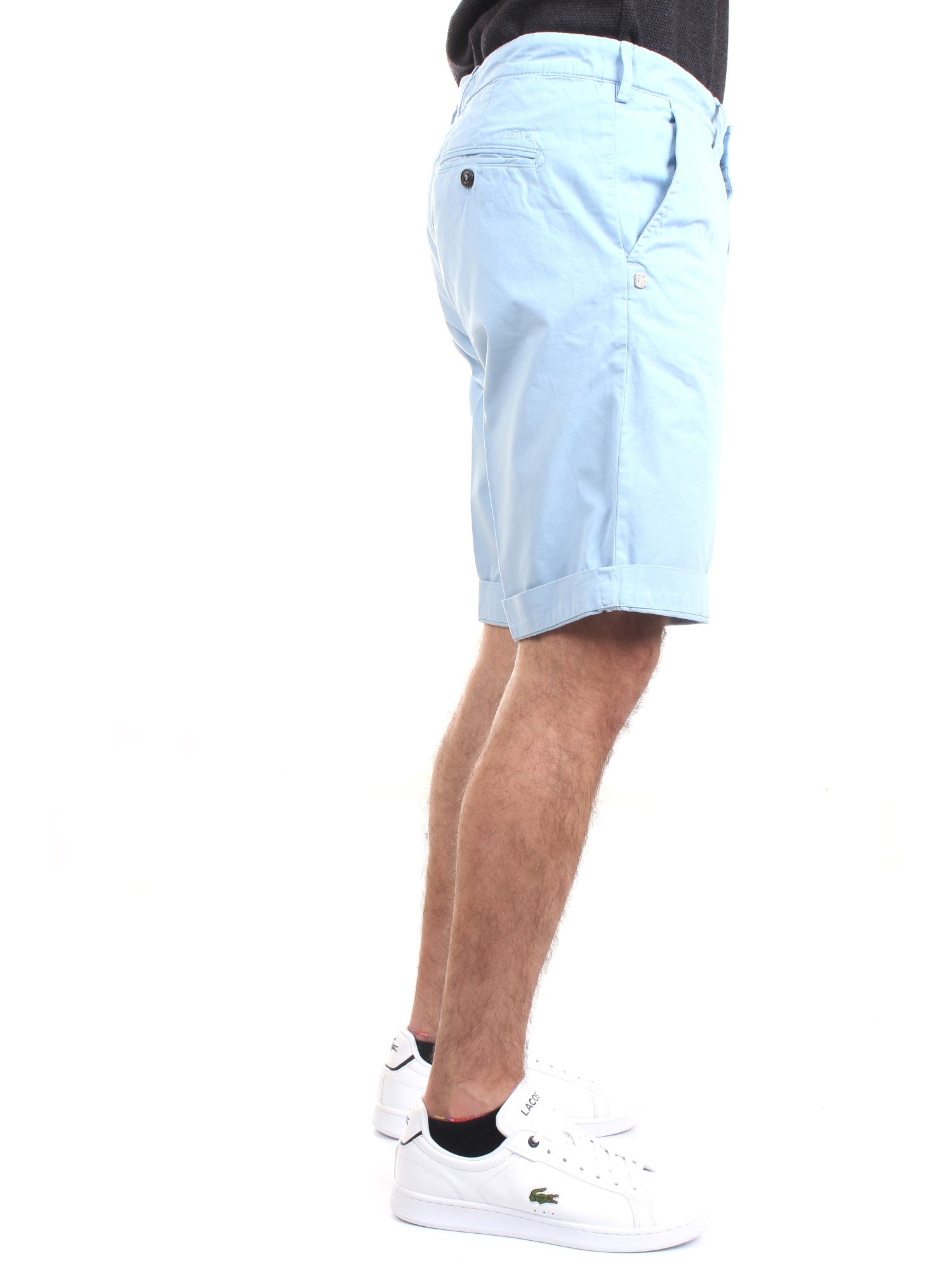 40 Weft SERGENTBE 1683 Celeste Abbigliamento Uomo Bermuda