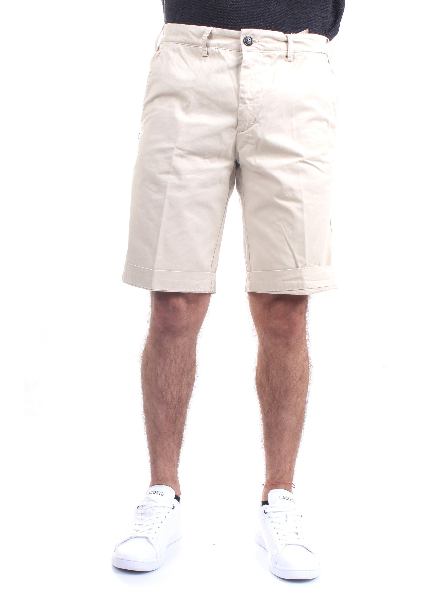 40 Weft SERGENTBE 1683 Beige Abbigliamento Uomo Bermuda