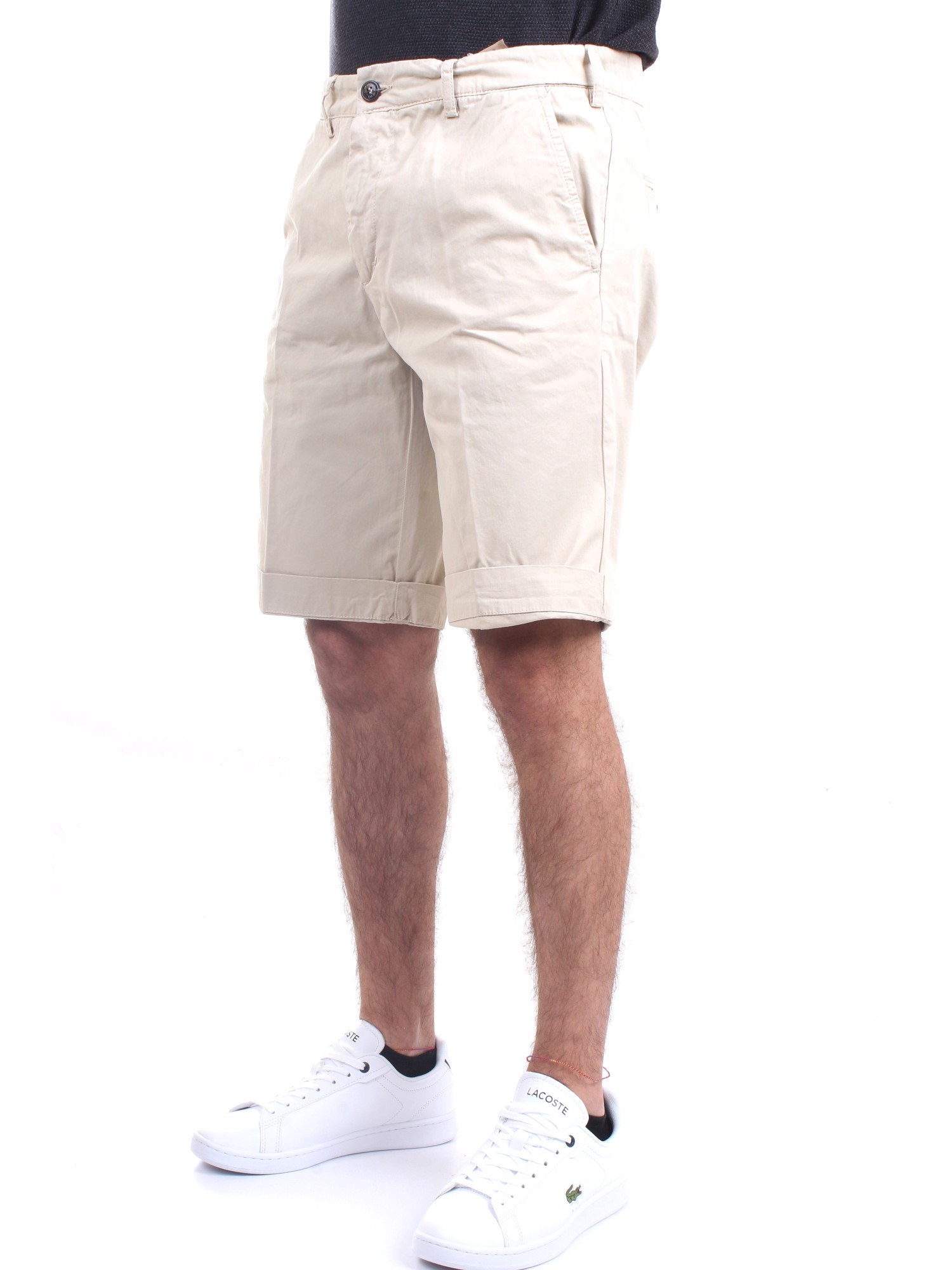 40 Weft SERGENTBE 1683 Beige Abbigliamento Uomo Bermuda