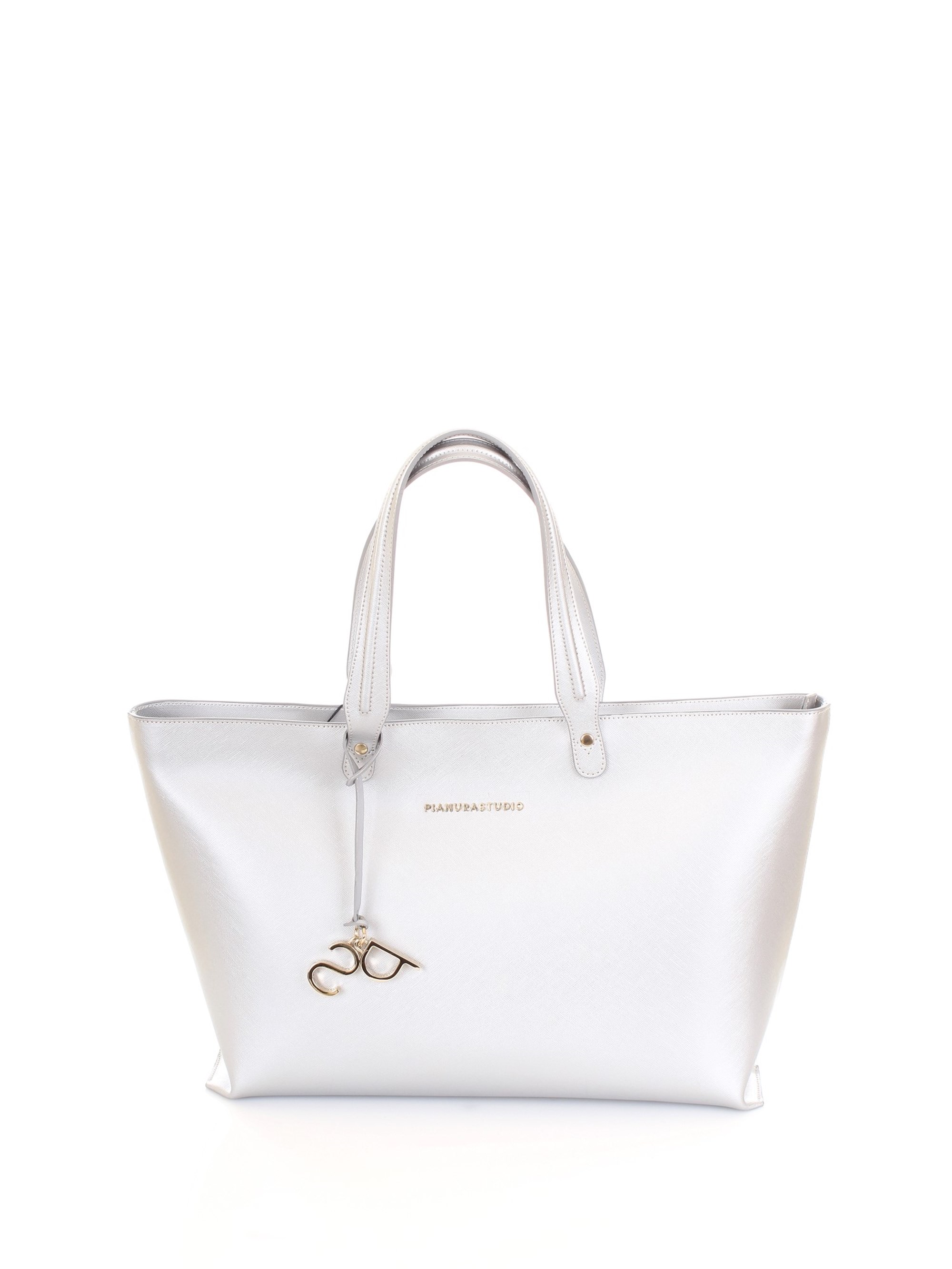 PIANURA STUDIO P16GLWA10000 Argento Accessori Donna Shopper