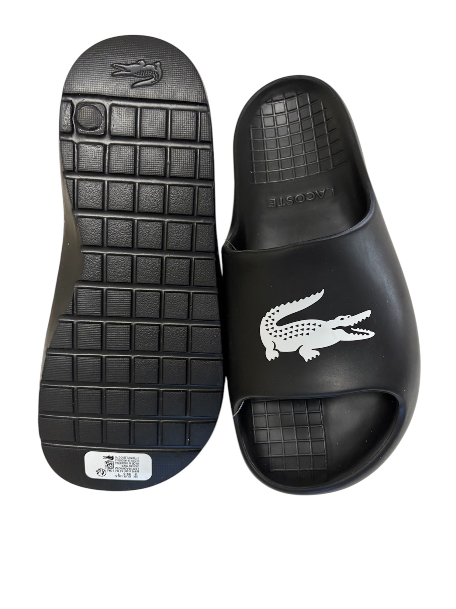 Lacoste 748CMA00221Y5 Nero Scarpe Unisex Ciabatte