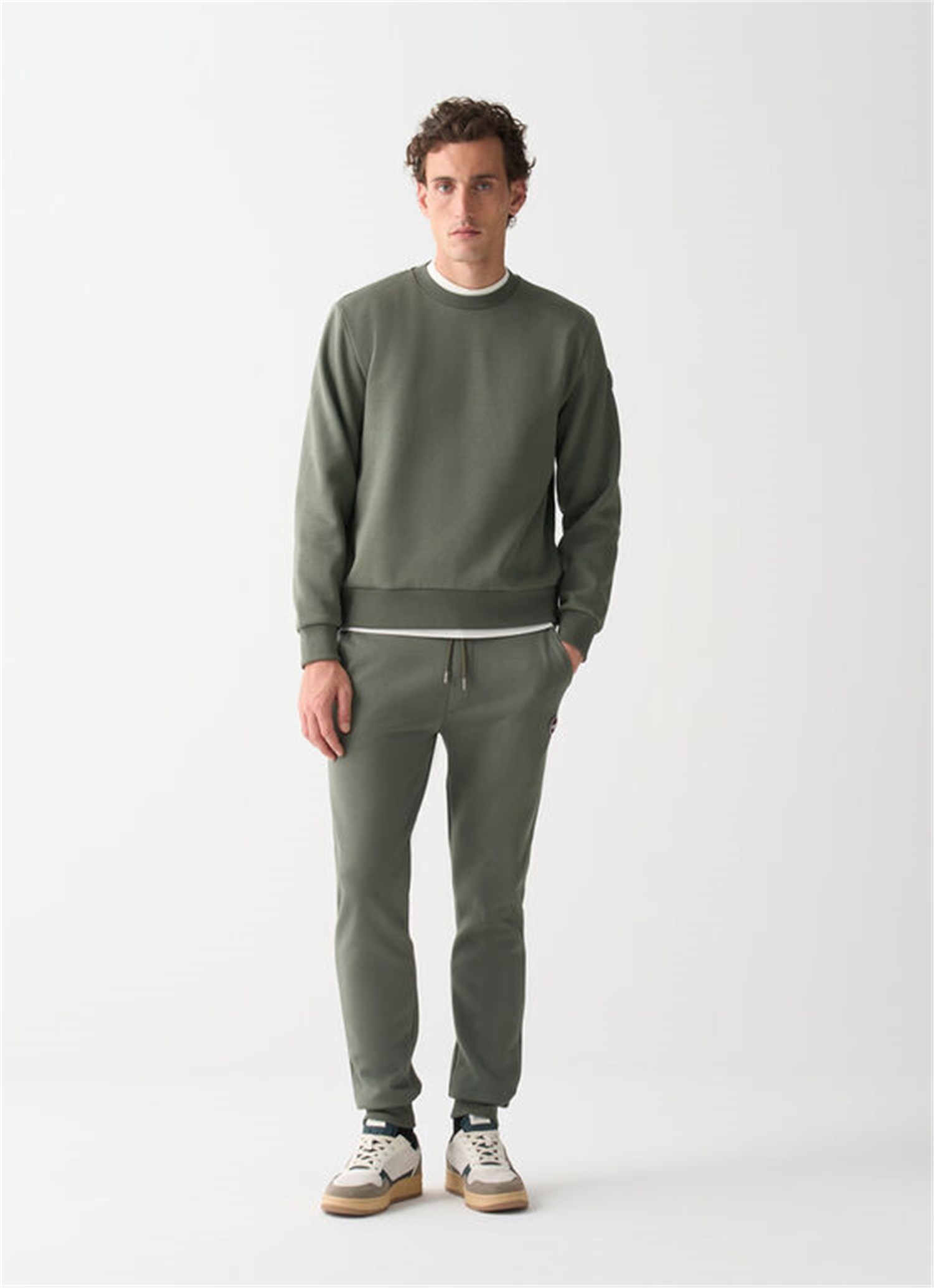 COLMAR ORIGINALS 8232 Verde Abbigliamento Uomo Felpa