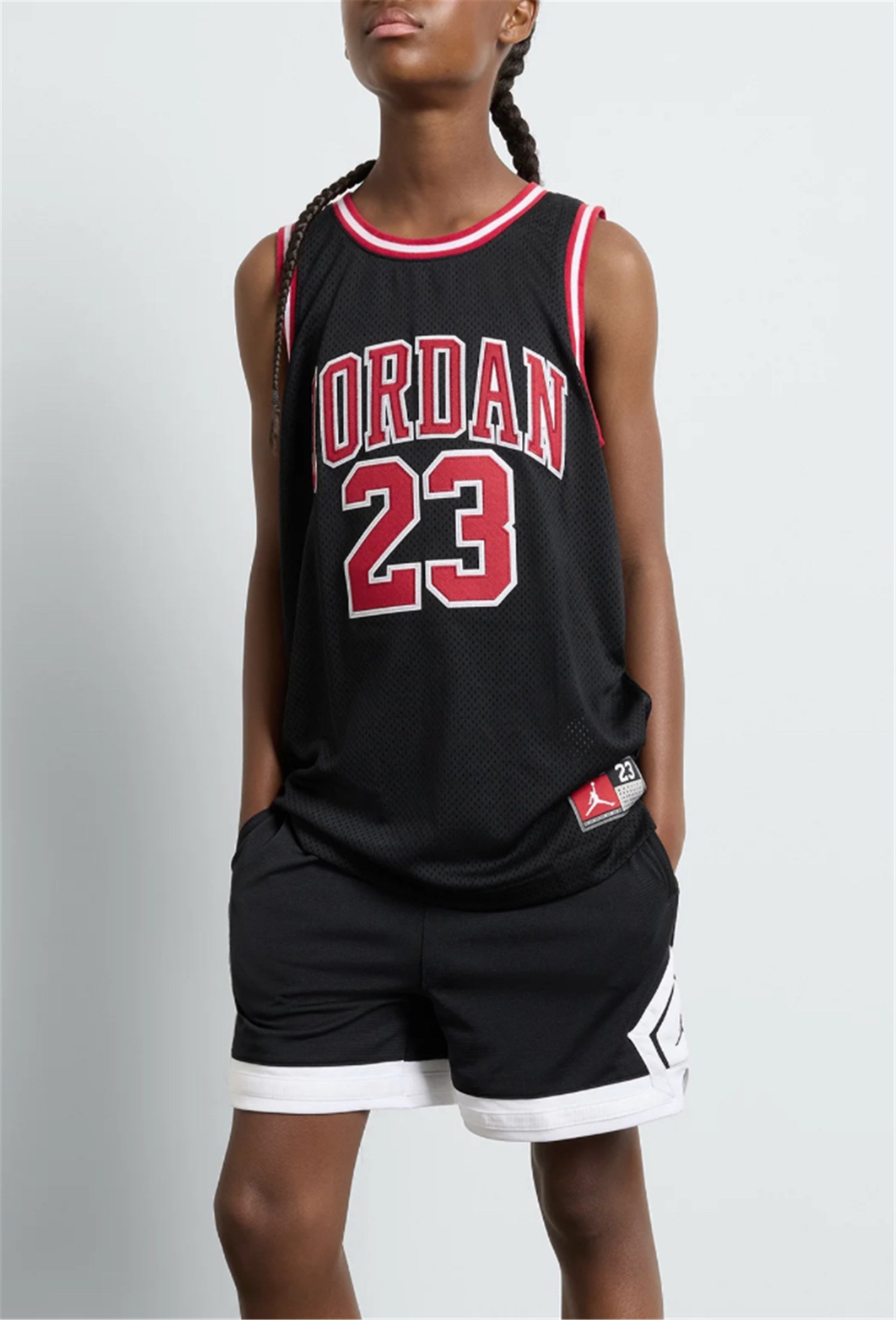 NIKE 95A773-E4K Nero Abbigliamento Bambino Canotte