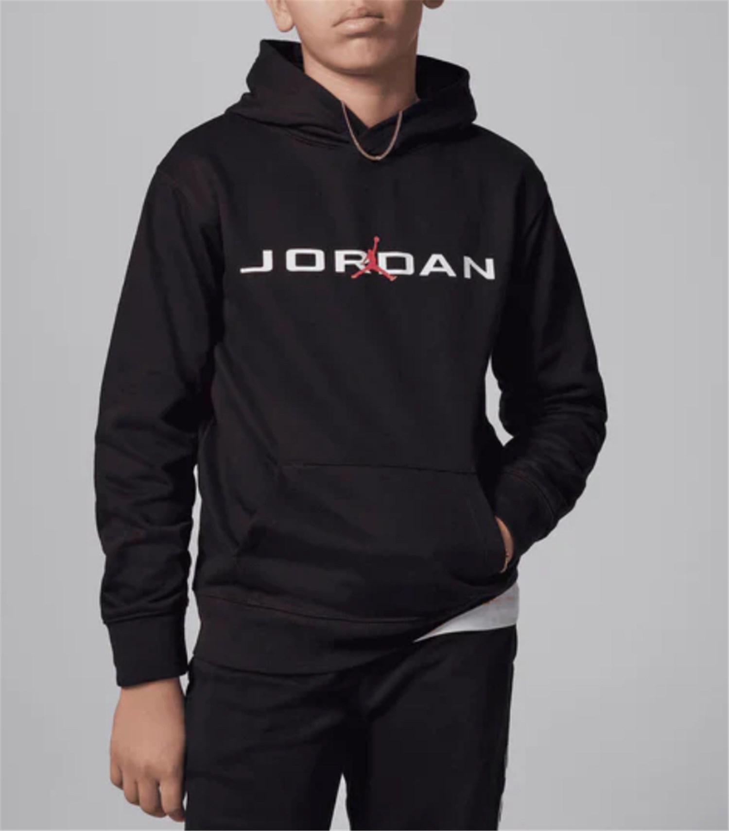 NIKE 95D744-023 Nero Abbigliamento Bambino Felpa