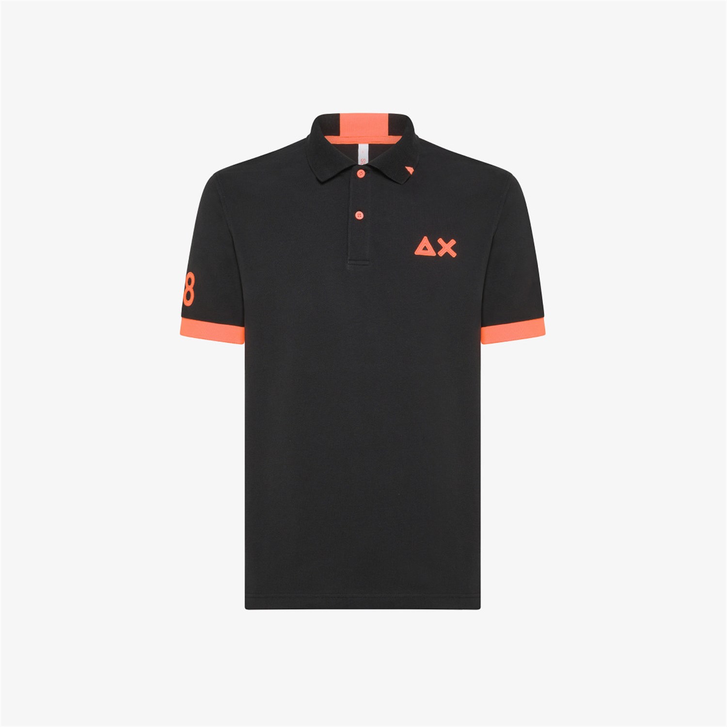 SUN68 A34122 Nero Abbigliamento Uomo Polo