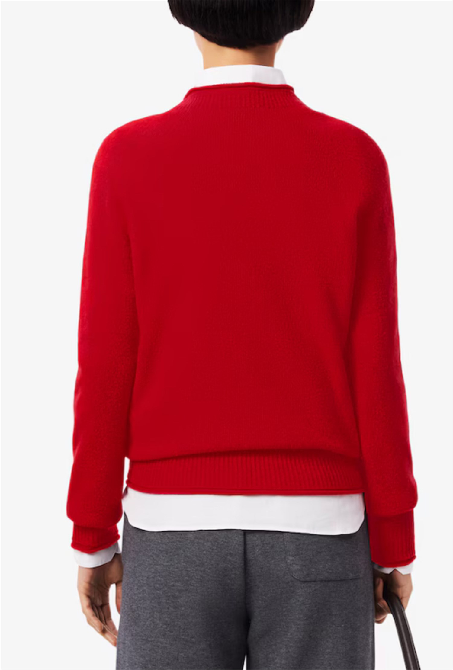 Lacoste AF4160 Rosso Abbigliamento Donna Maglioni