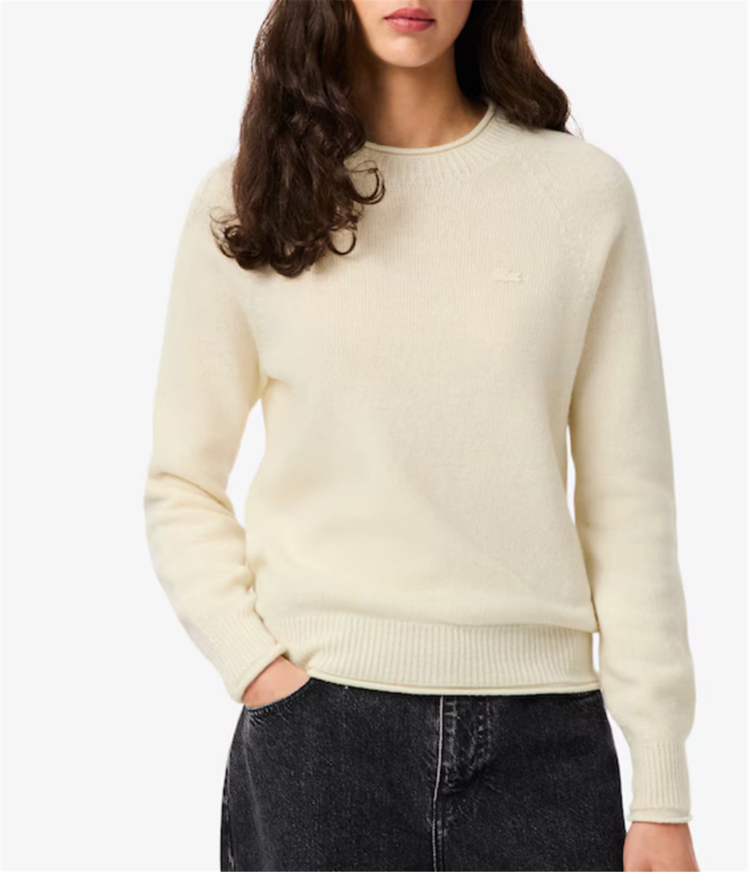 Lacoste AF4160 bianco1 Abbigliamento Donna Maglioni