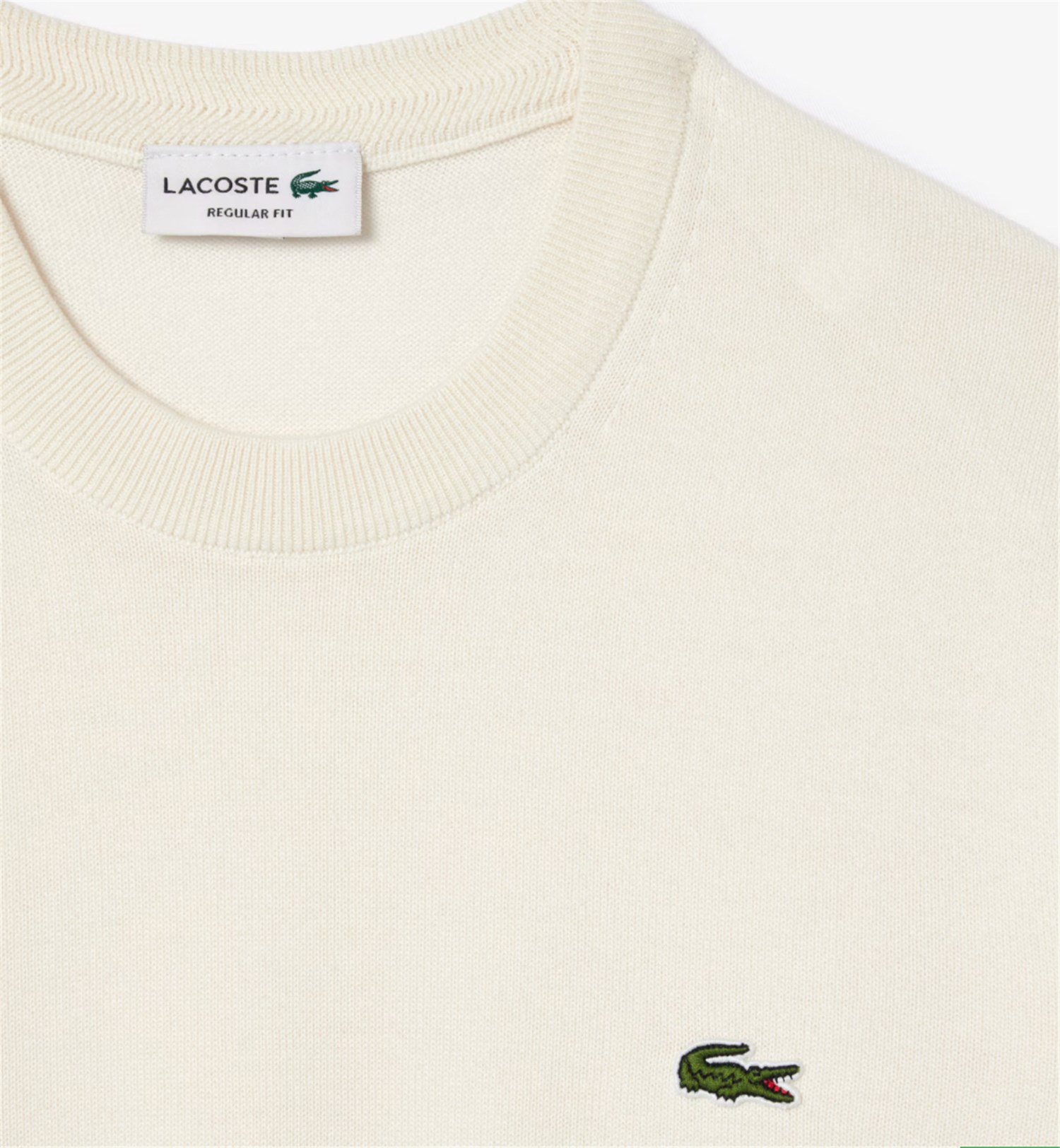 Lacoste AH0128 Bianco Abbigliamento Uomo Maglioni