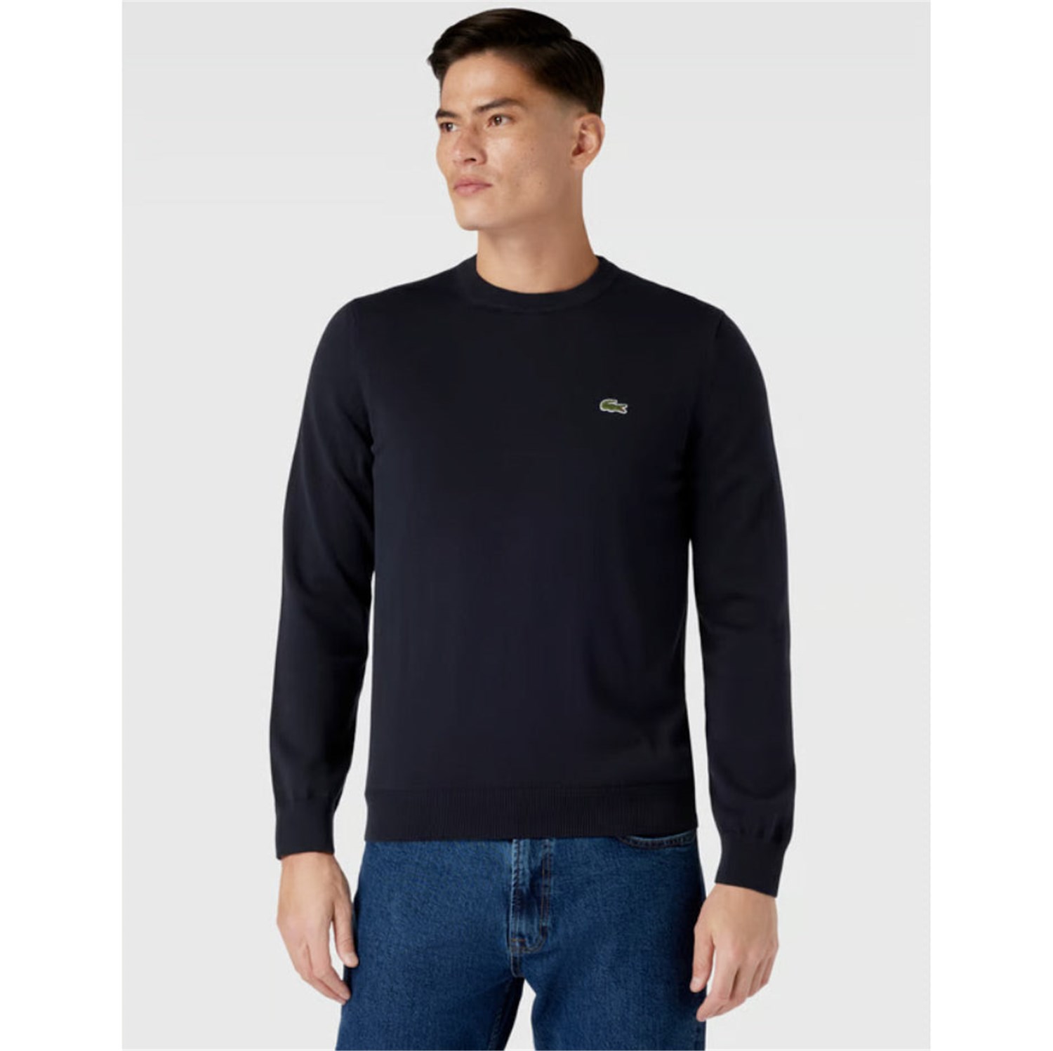 Lacoste AH0128 Blu Abbigliamento Uomo Maglioni