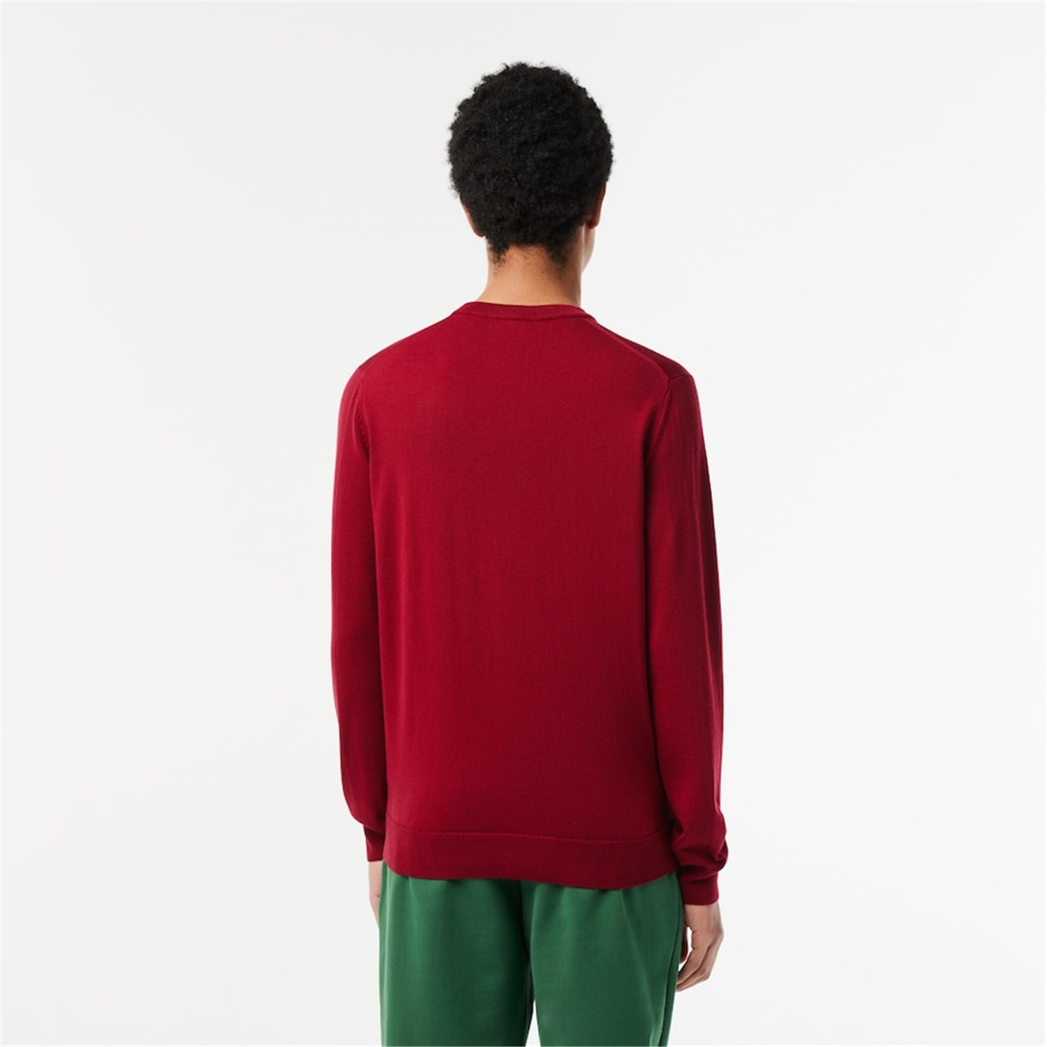 Lacoste AH1969 00 Bordeaux Abbigliamento Uomo Maglioni