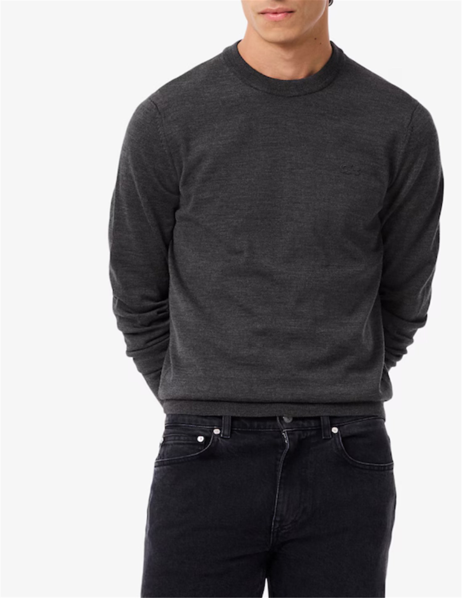 Lacoste AH1969 00 Grigio scuro Abbigliamento Uomo Maglioni