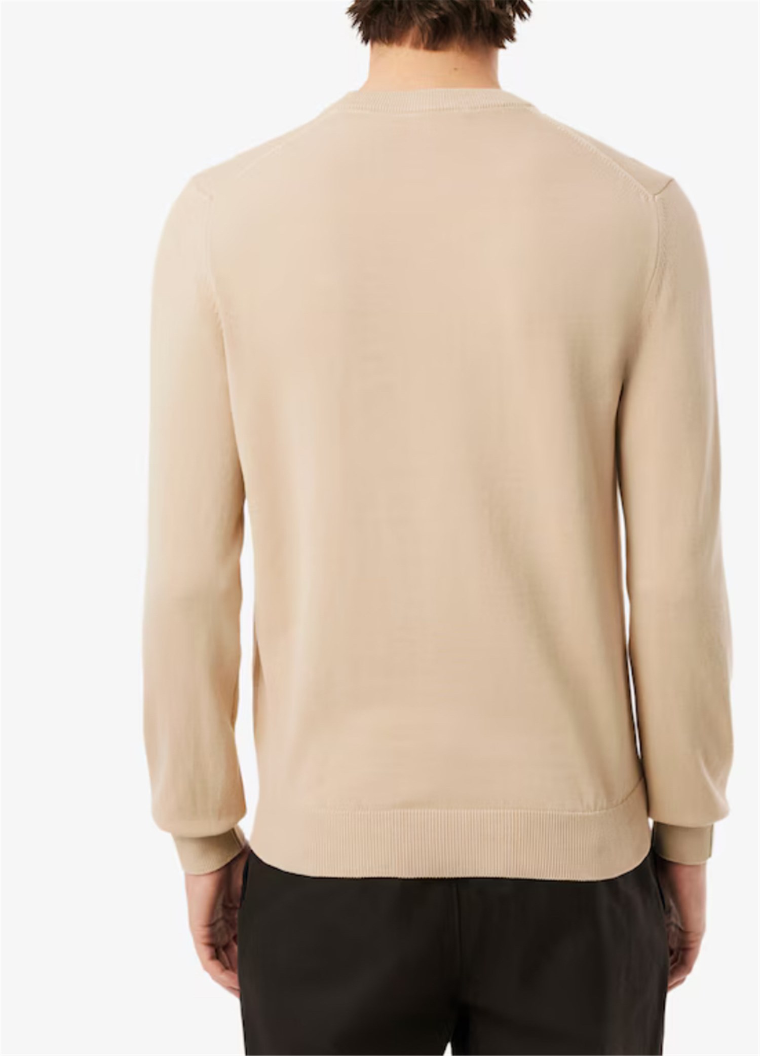 Lacoste AH1985 00 Beige Abbigliamento Uomo Pullover