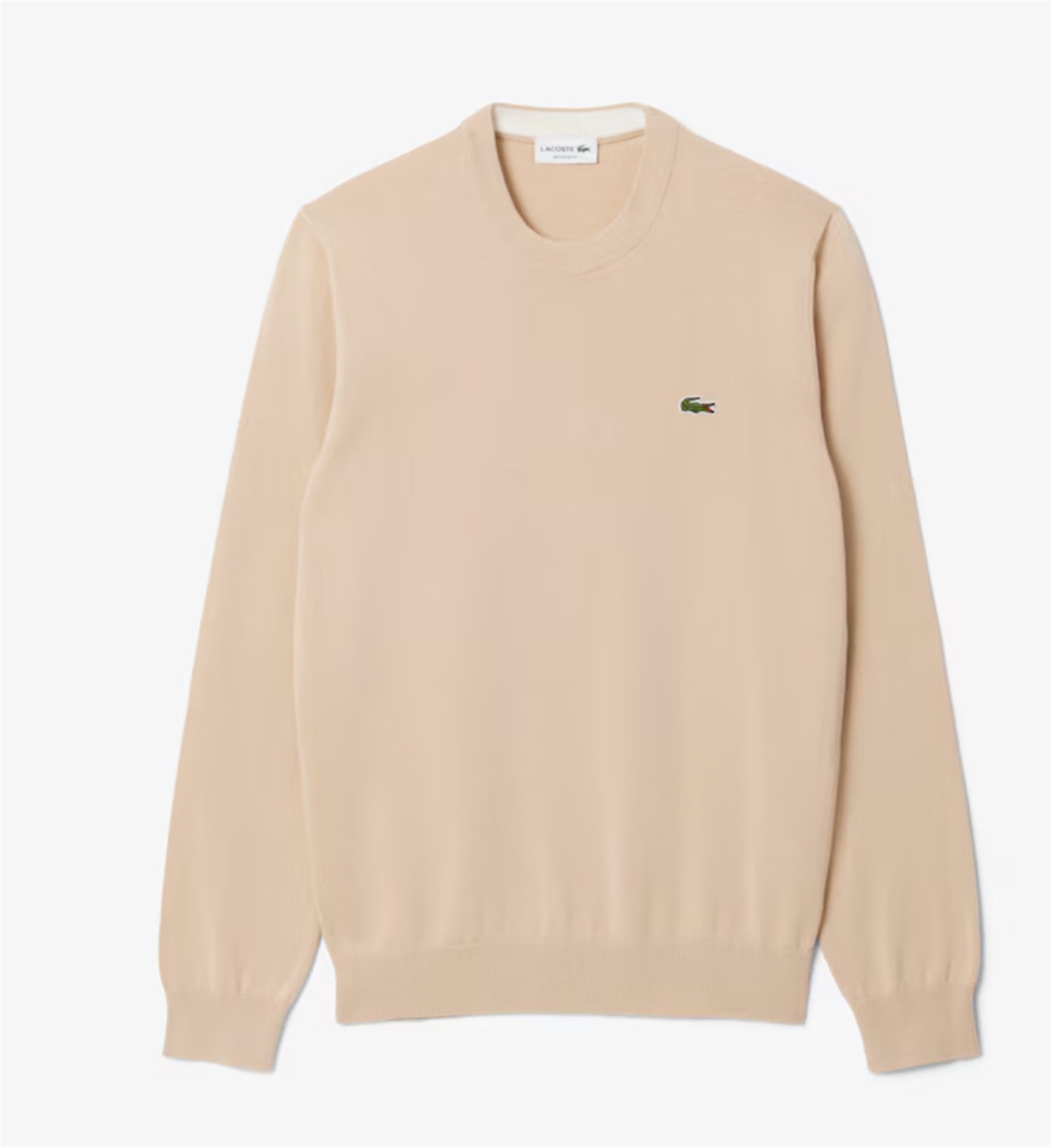 Lacoste AH1985 00 Beige Abbigliamento Uomo Pullover
