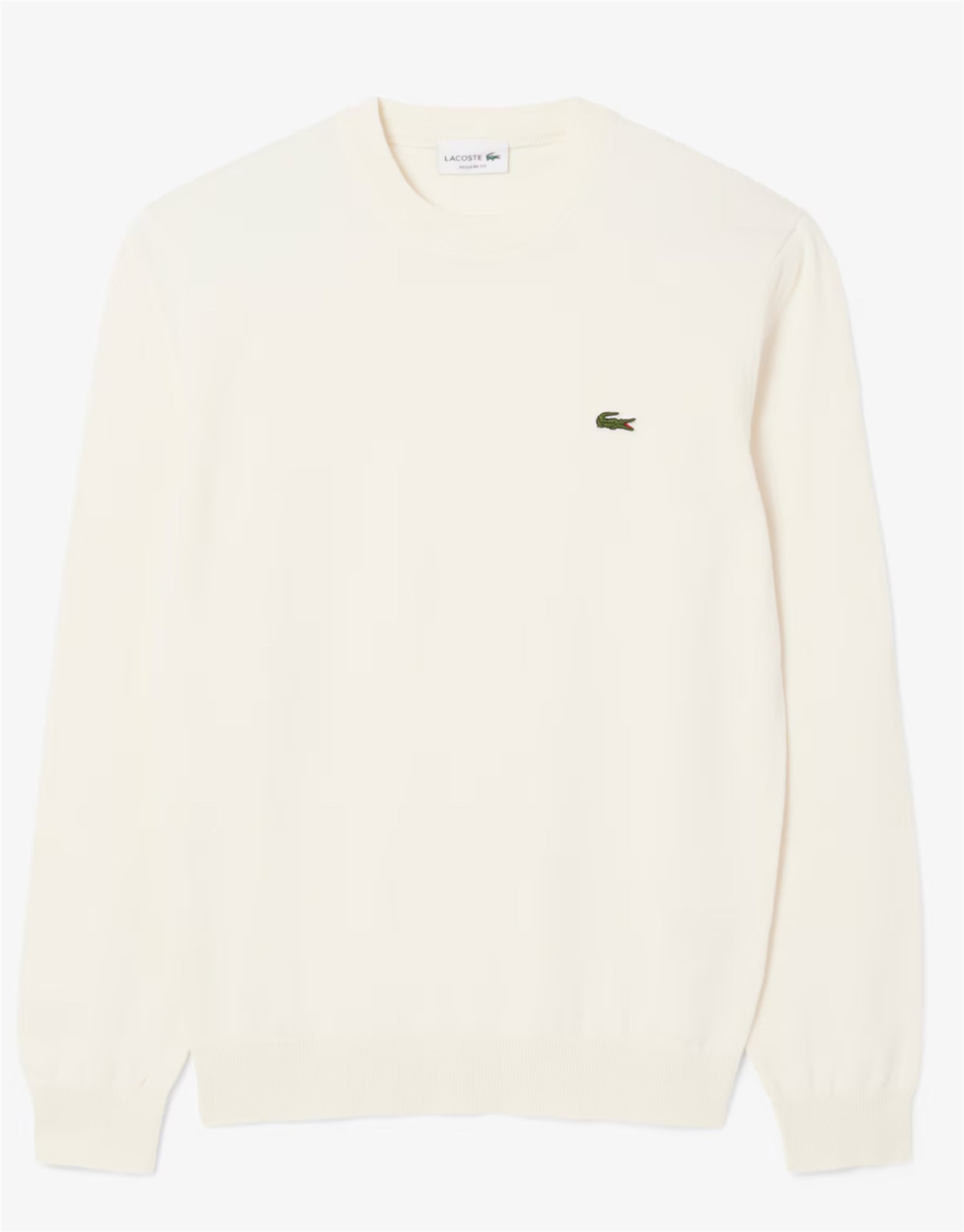 Lacoste AH1985 00 Bianco Abbigliamento Uomo Pullover
