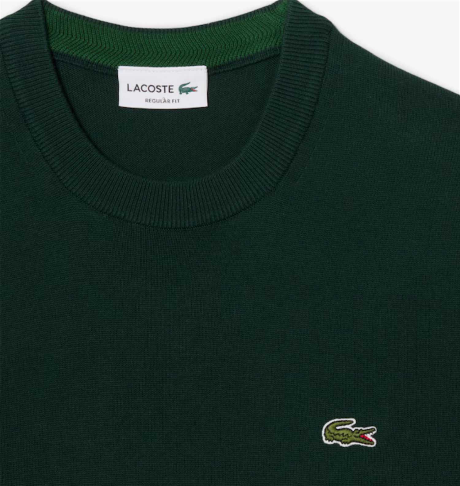 Lacoste AH1985 00 Verde Abbigliamento Uomo Pullover