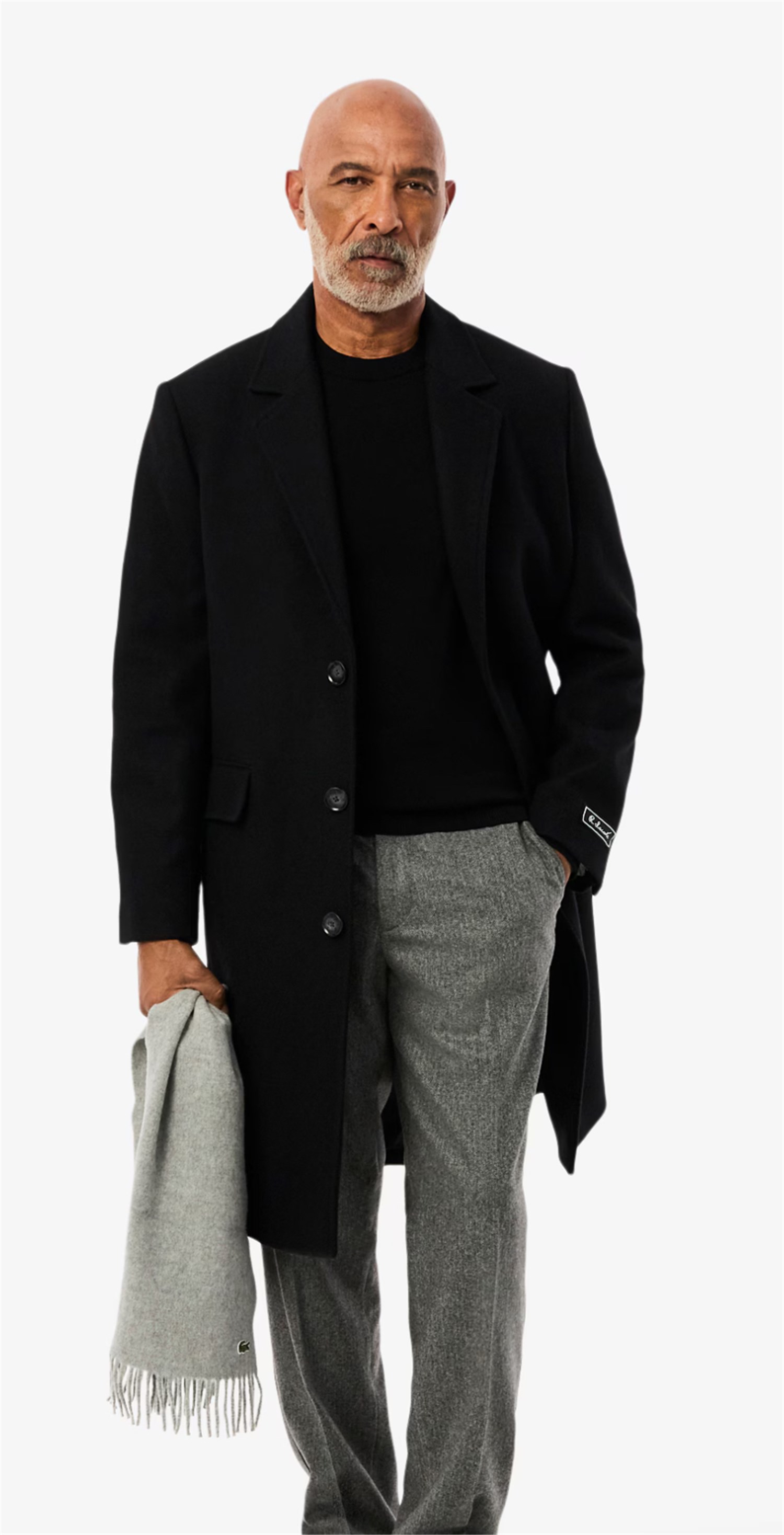 Lacoste AH1985 00 Nero Abbigliamento Uomo Pullover