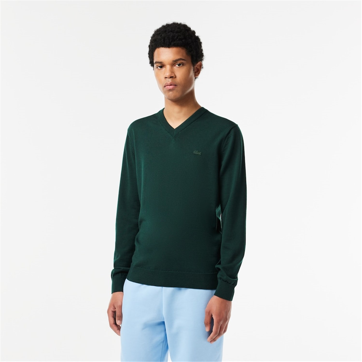 Lacoste AH1990 00 verdone Abbigliamento Uomo Maglioni