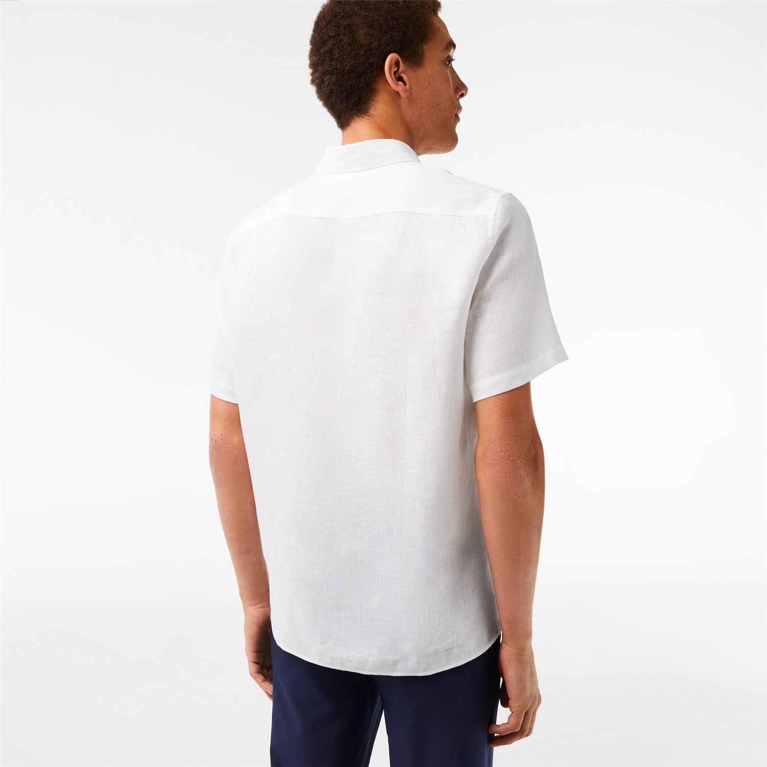 Lacoste CH4991 Bianco Abbigliamento Uomo Camicia