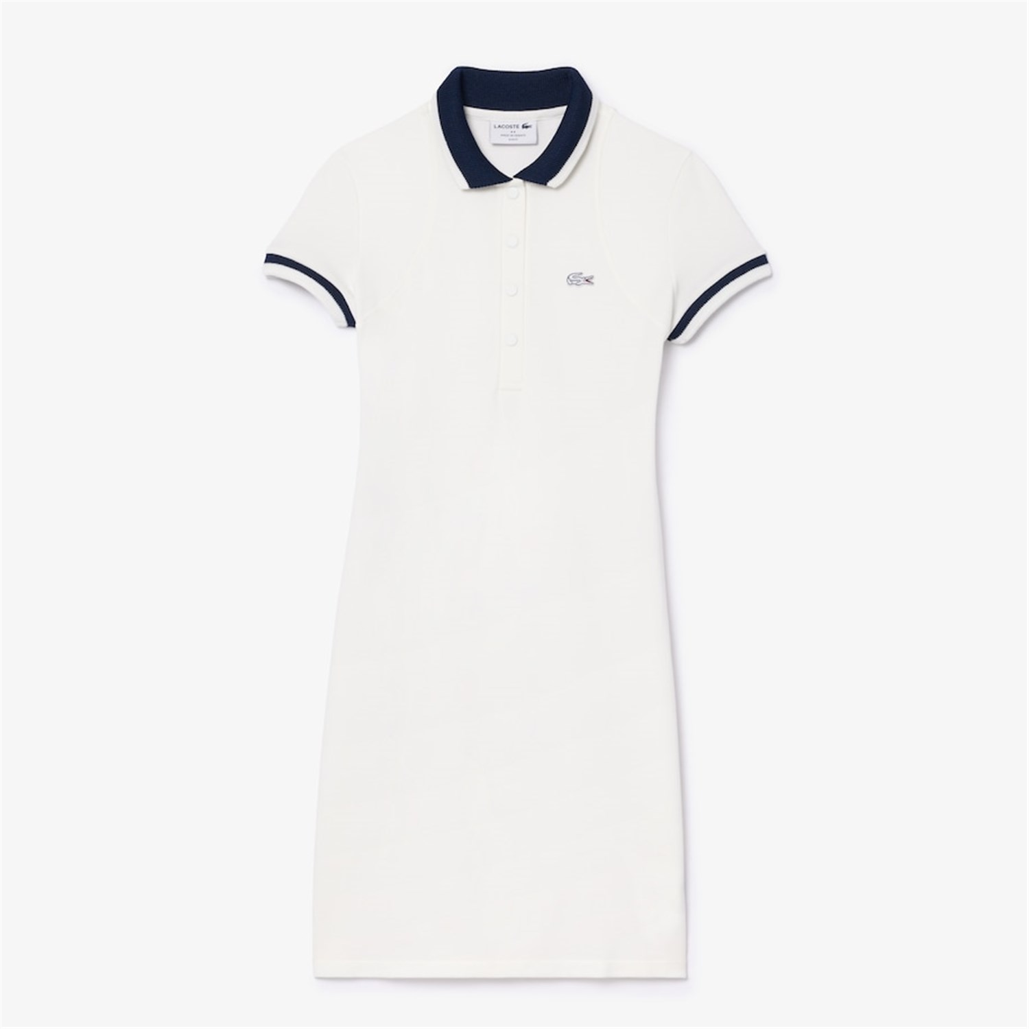 Lacoste EF7284 Bianco Abbigliamento Donna Abito