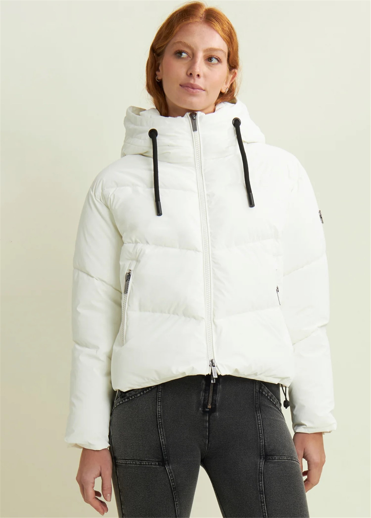 FREDDY F25WPJJ14 Bianco Abbigliamento Donna Piumino