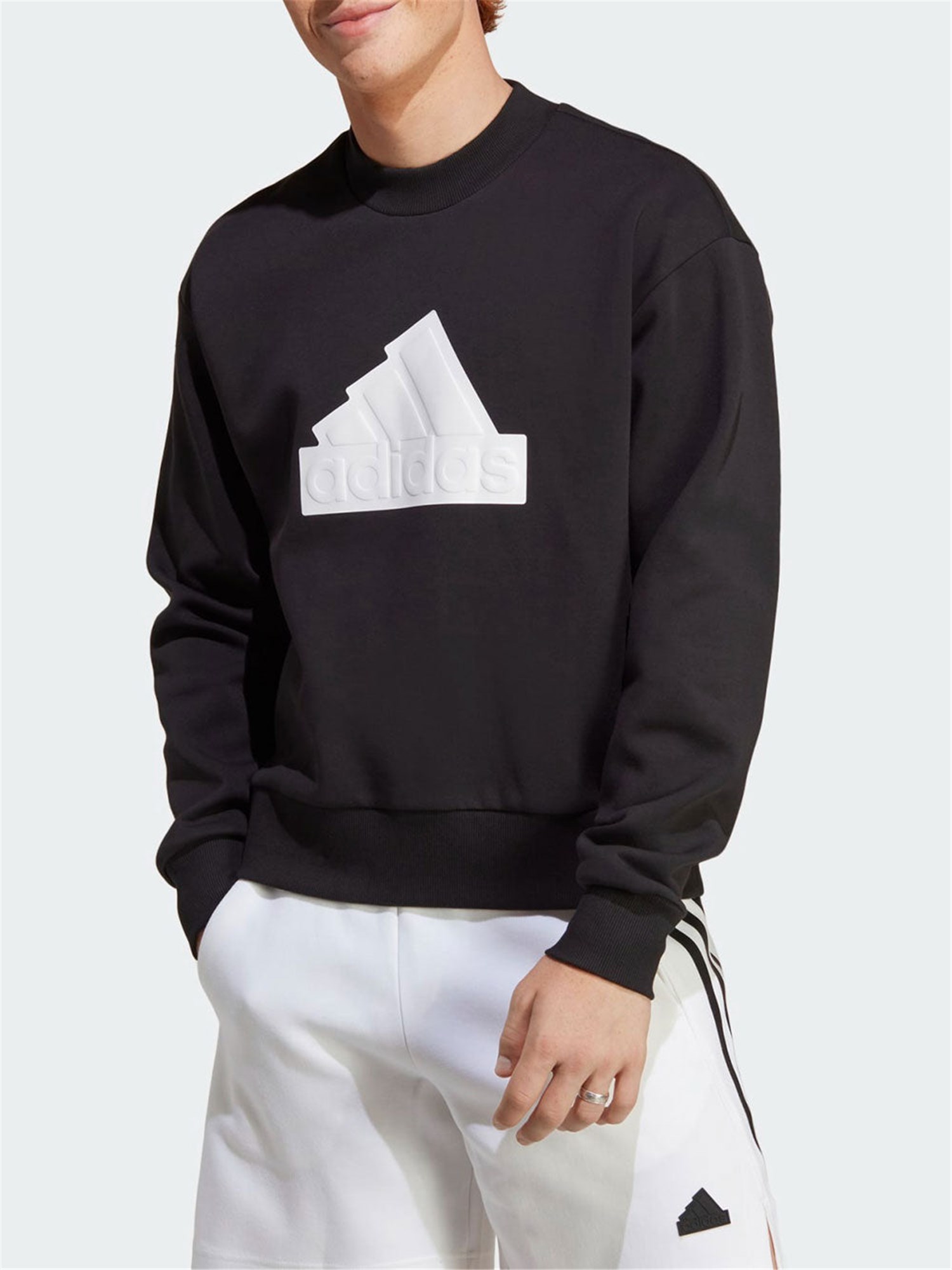 ADIDAS PERFORMANCE IC3740 Nero Abbigliamento Uomo Felpa