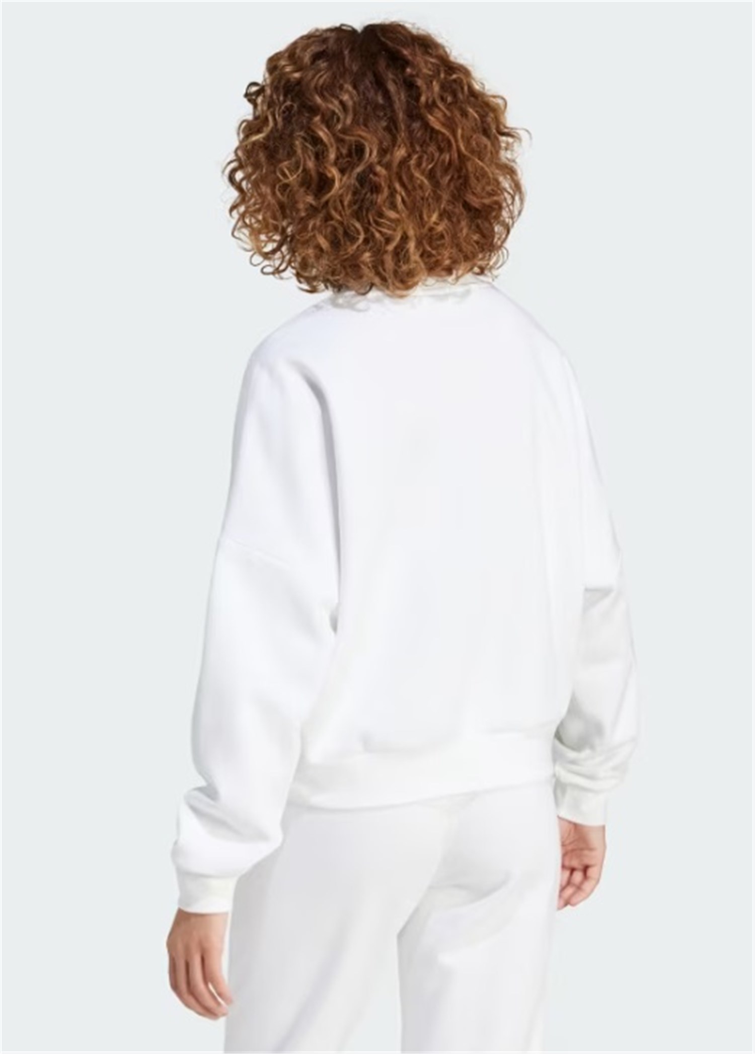 ADIDAS ORIGINALS IX7942 Bianco Abbigliamento Donna Felpa