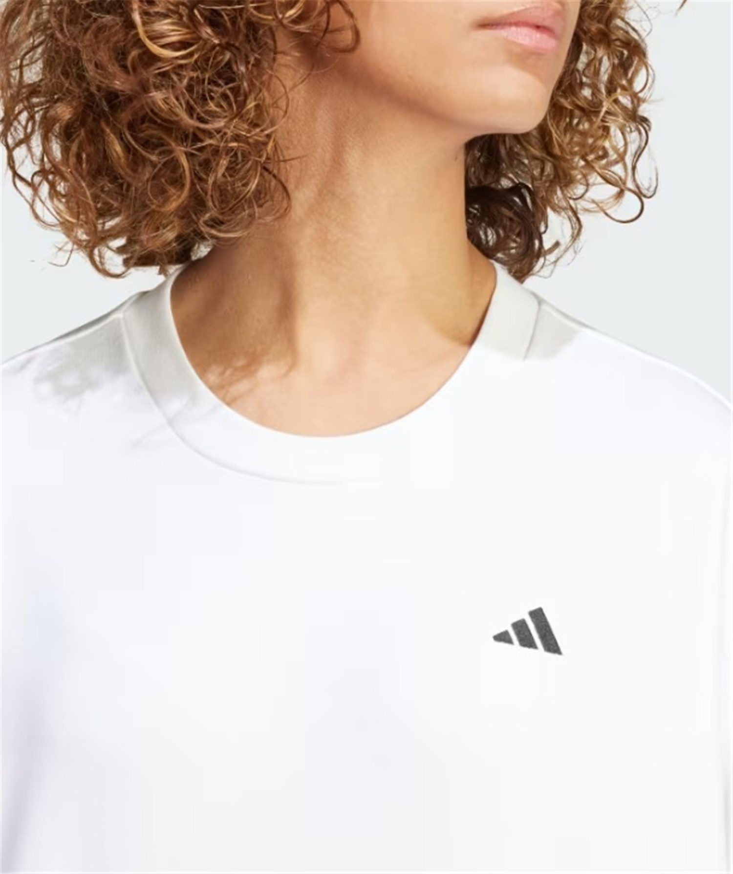 ADIDAS ORIGINALS IX7942 Bianco Abbigliamento Donna Felpa