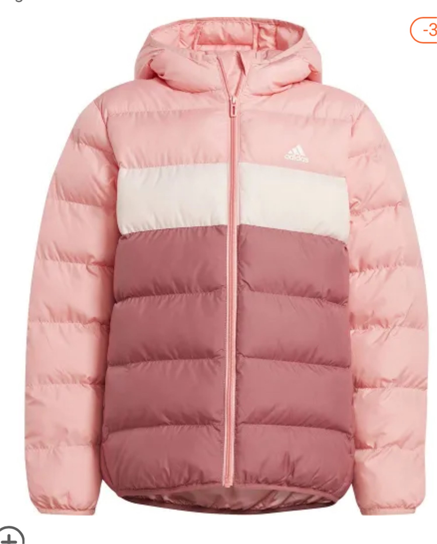 ADIDAS ORIGINALS IY6916 Rosa Abbigliamento Bambina Piumino