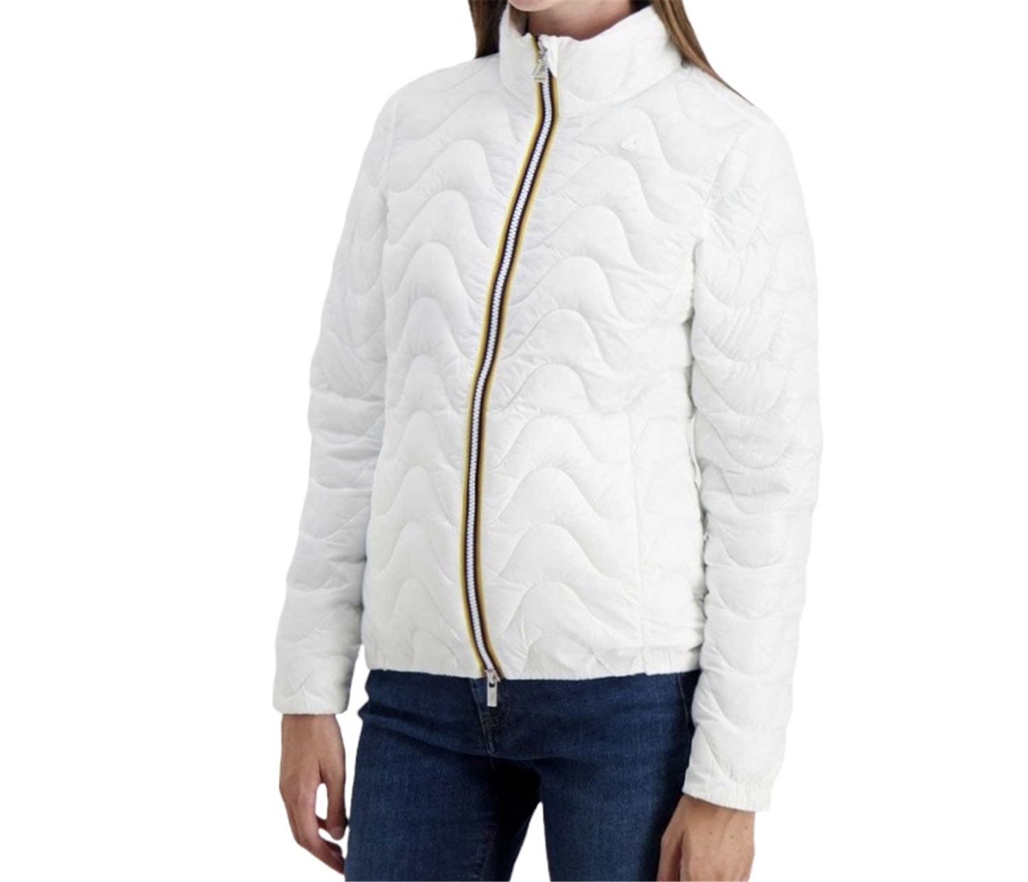 K-WAY K4112TW Bianco Abbigliamento Donna Piumino