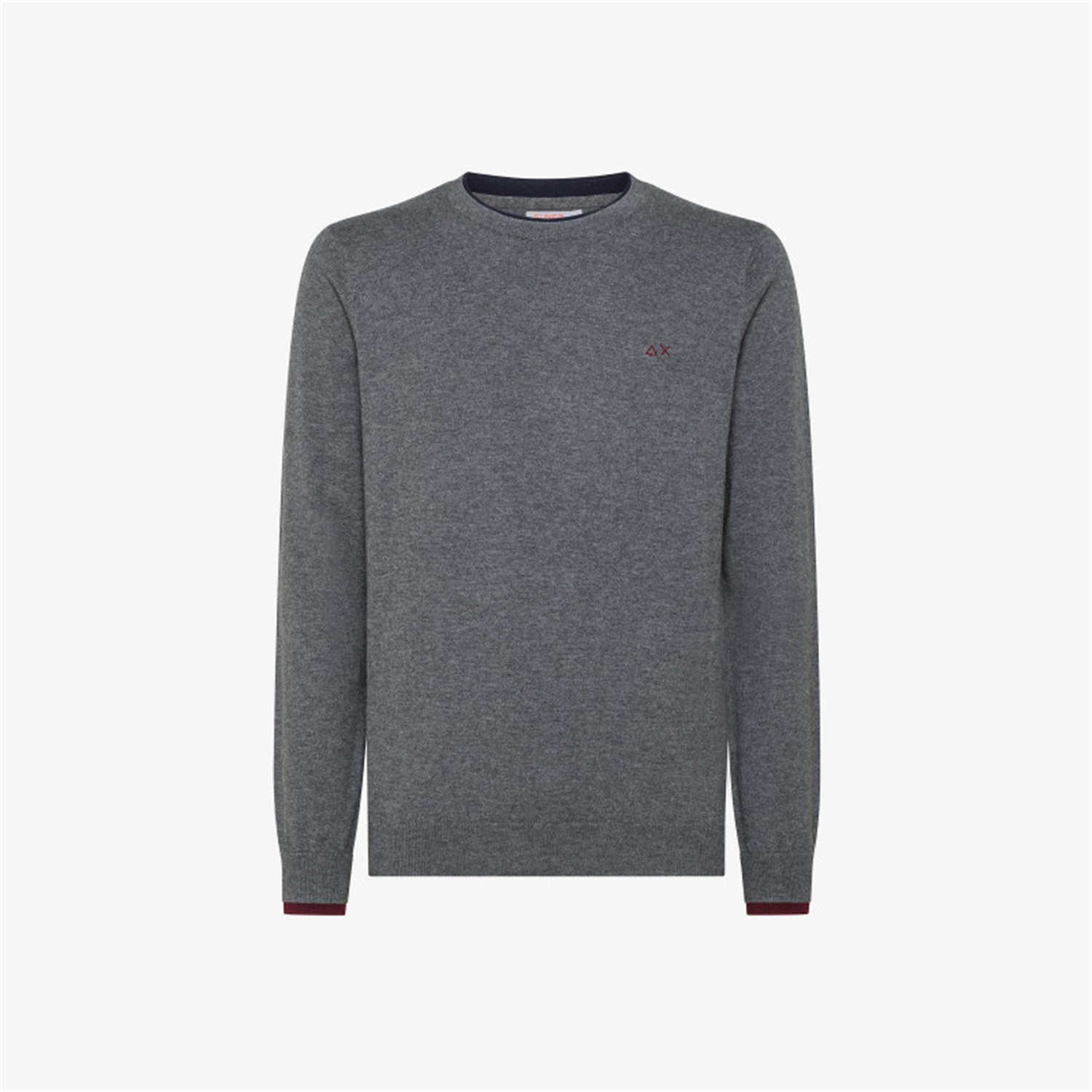 SUN68 K43106 Grigio Abbigliamento Uomo Maglioni