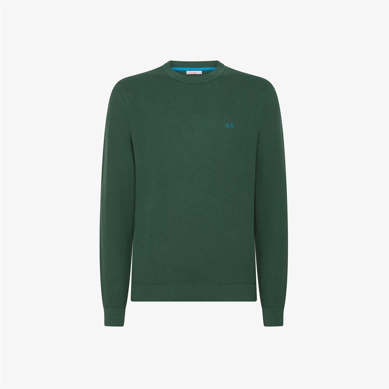 SUN68 K44140 Verde Abbigliamento Uomo Maglioni