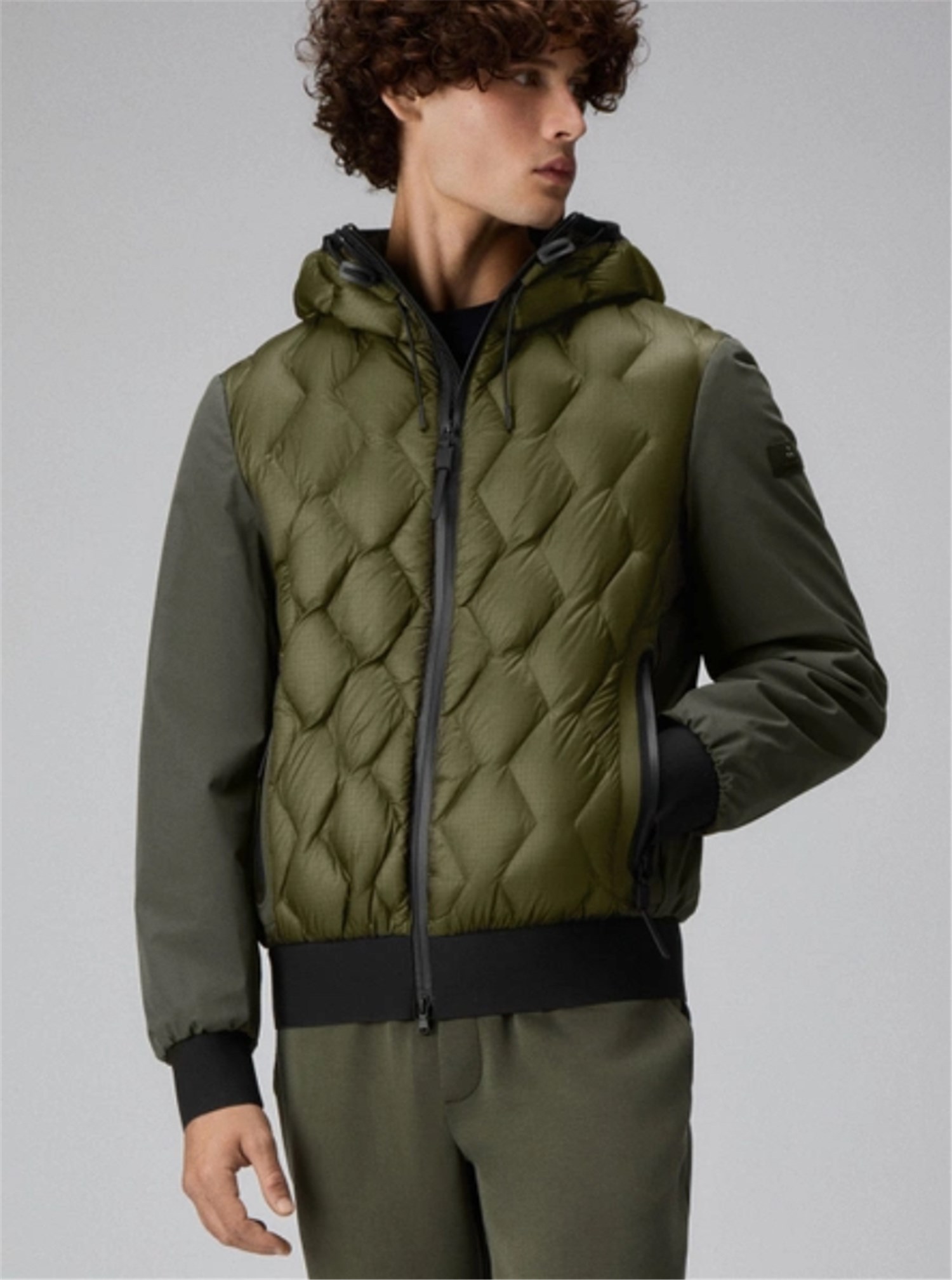 PEUTEREY KOONS KJ BMAT Verde Abbigliamento Uomo Piumino