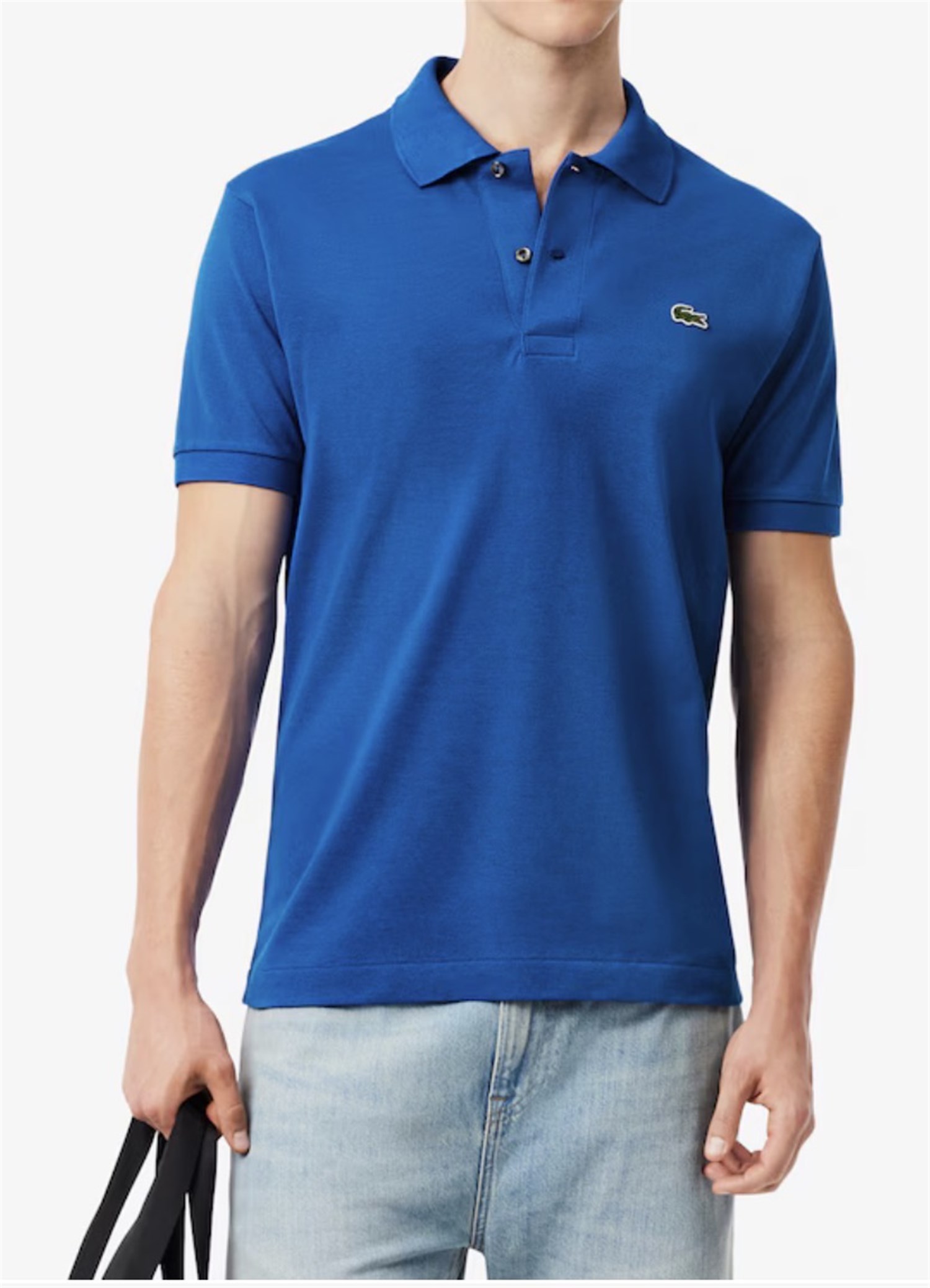 Lacoste L.12.12 Azzurro Abbigliamento Uomo Polo