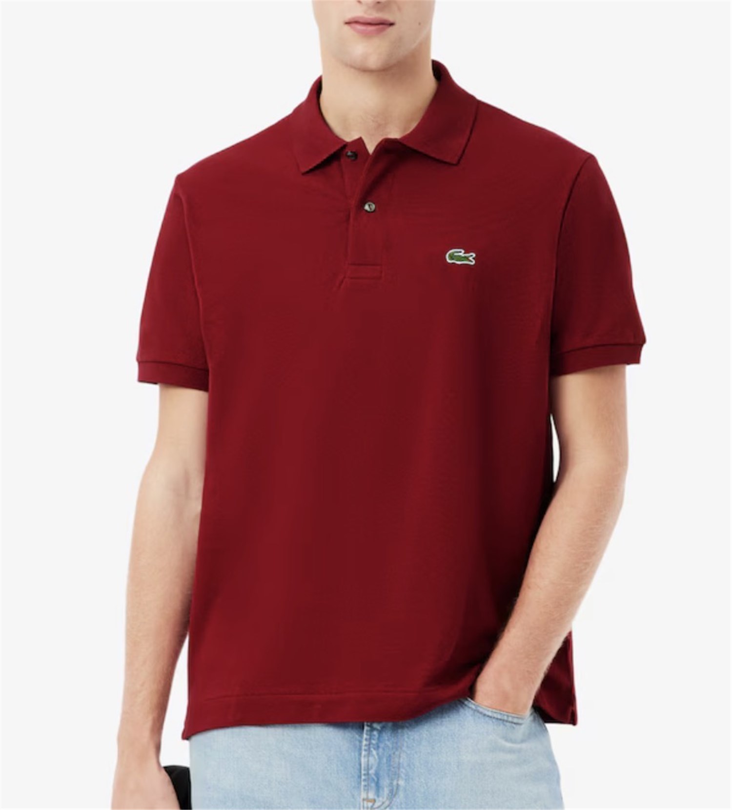 Lacoste L.12.12 Bordeaux Abbigliamento Uomo Polo