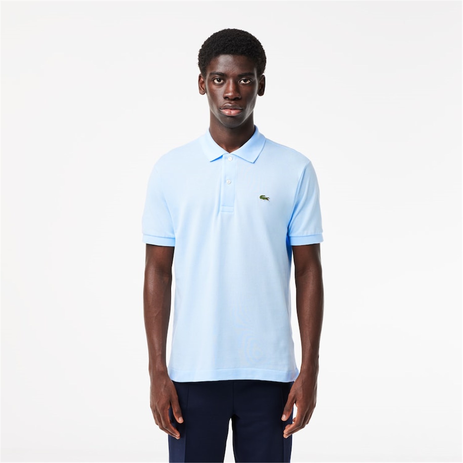 Lacoste L.12.12 Celeste Abbigliamento Uomo Polo