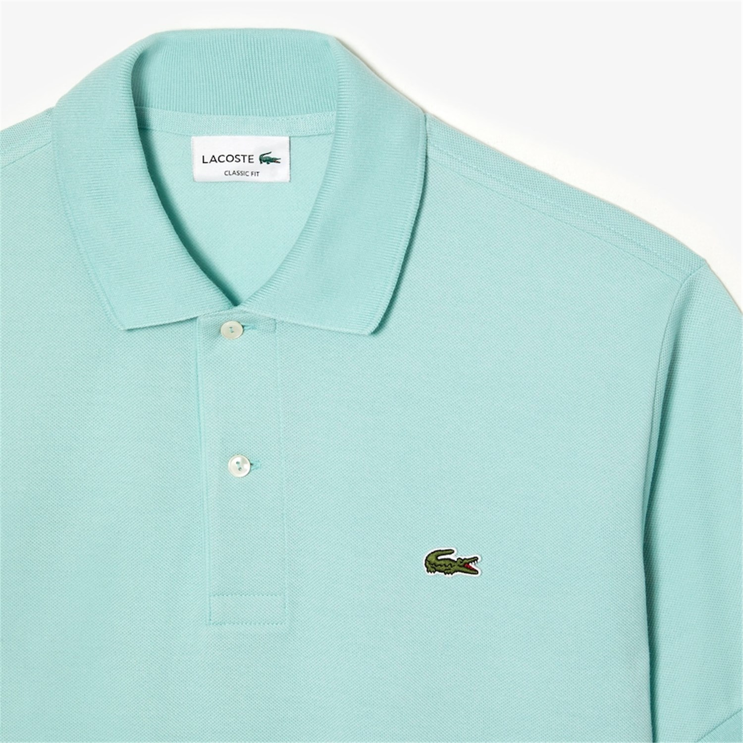 Lacoste L.12.12 Verde Acqua Abbigliamento Uomo Polo