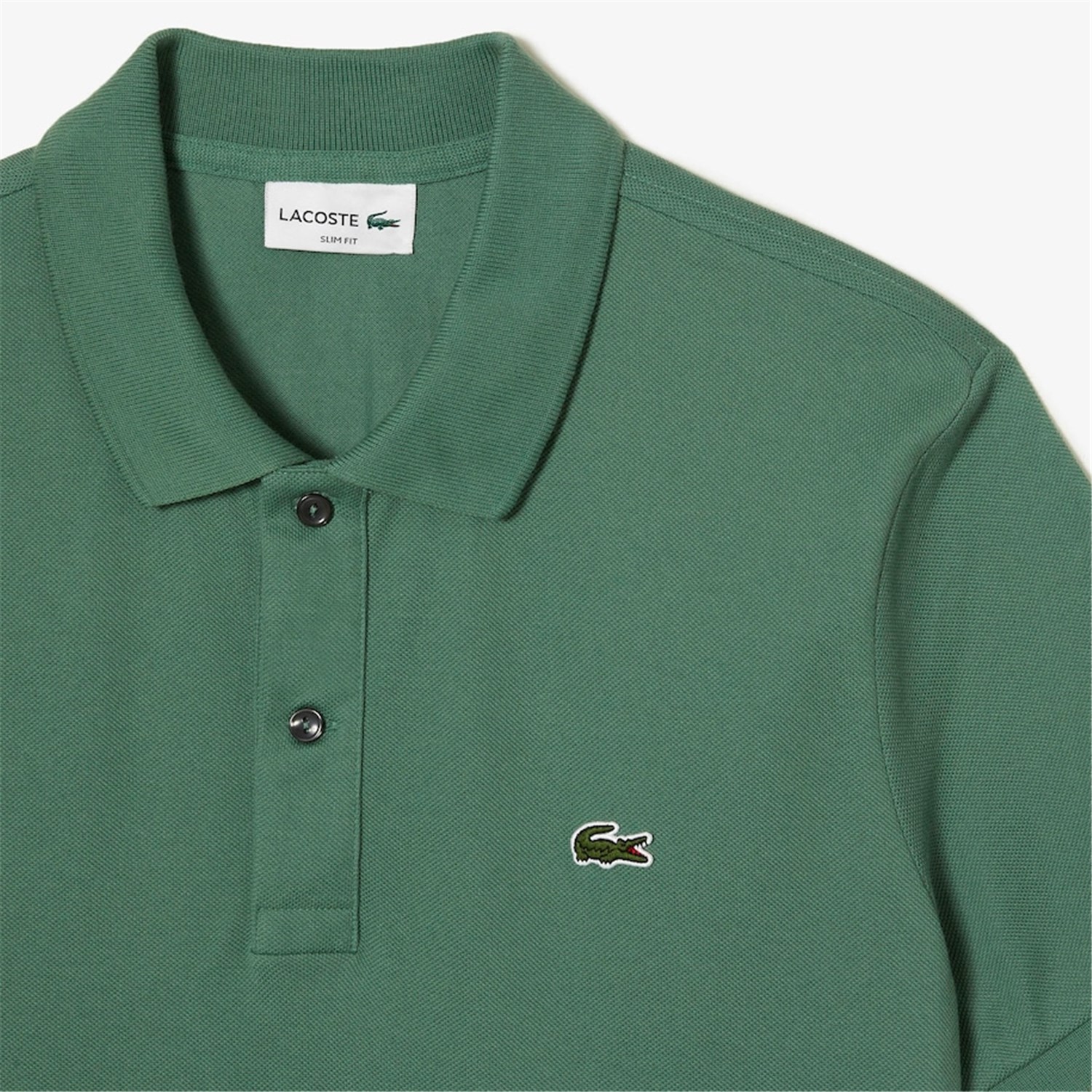 Lacoste L.12.12 Verde Khaki Abbigliamento Uomo Polo