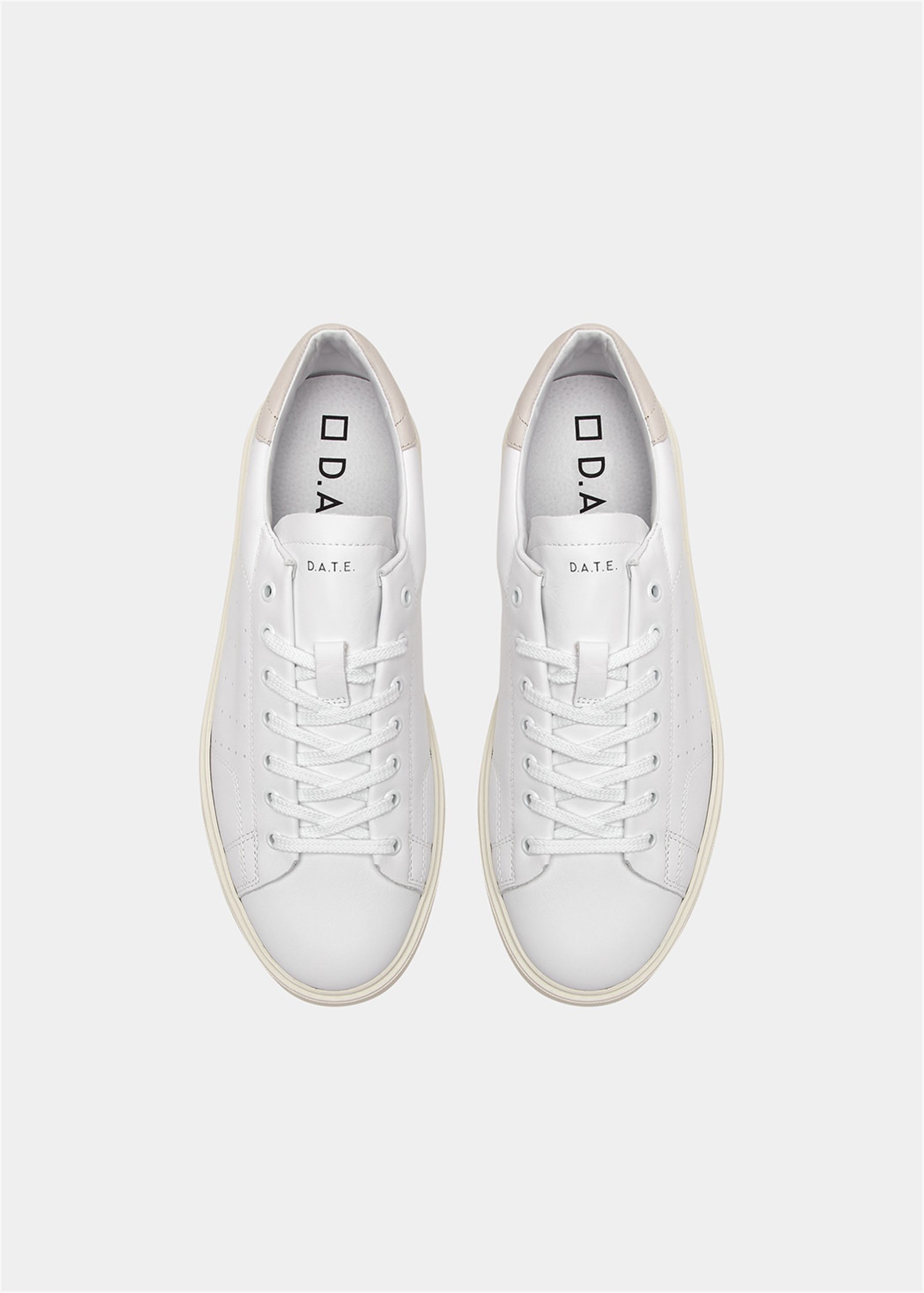 D.A.T.E. M391-LV-CA Latte Scarpe Uomo Sneakers