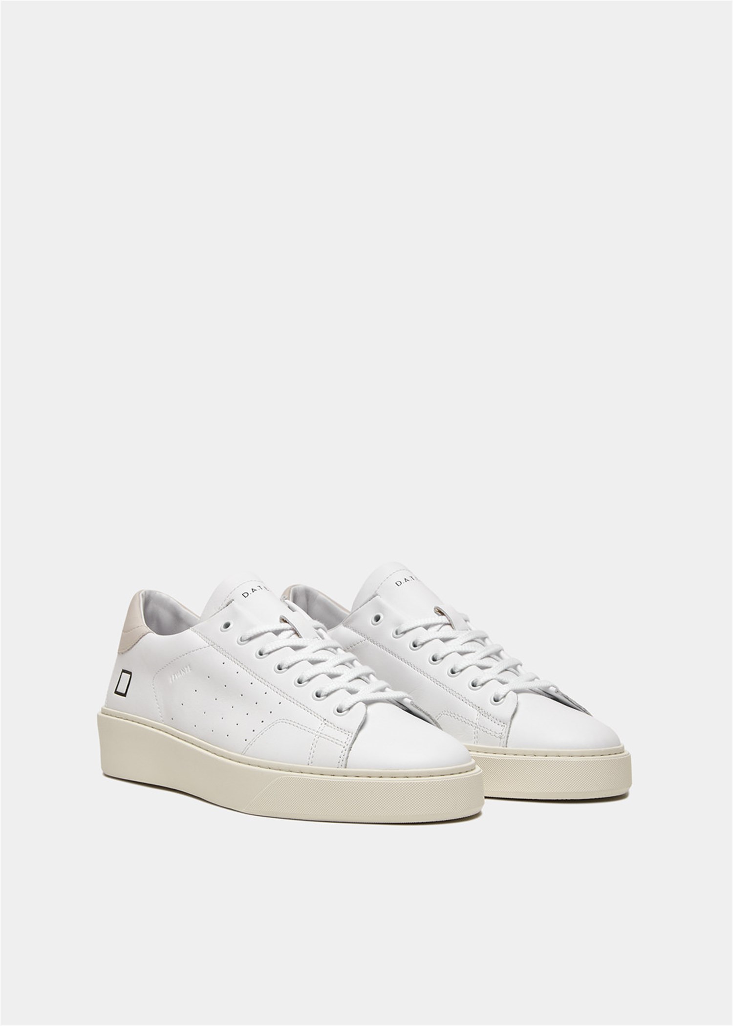 D.A.T.E. M391-LV-CA Latte Scarpe Uomo Sneakers
