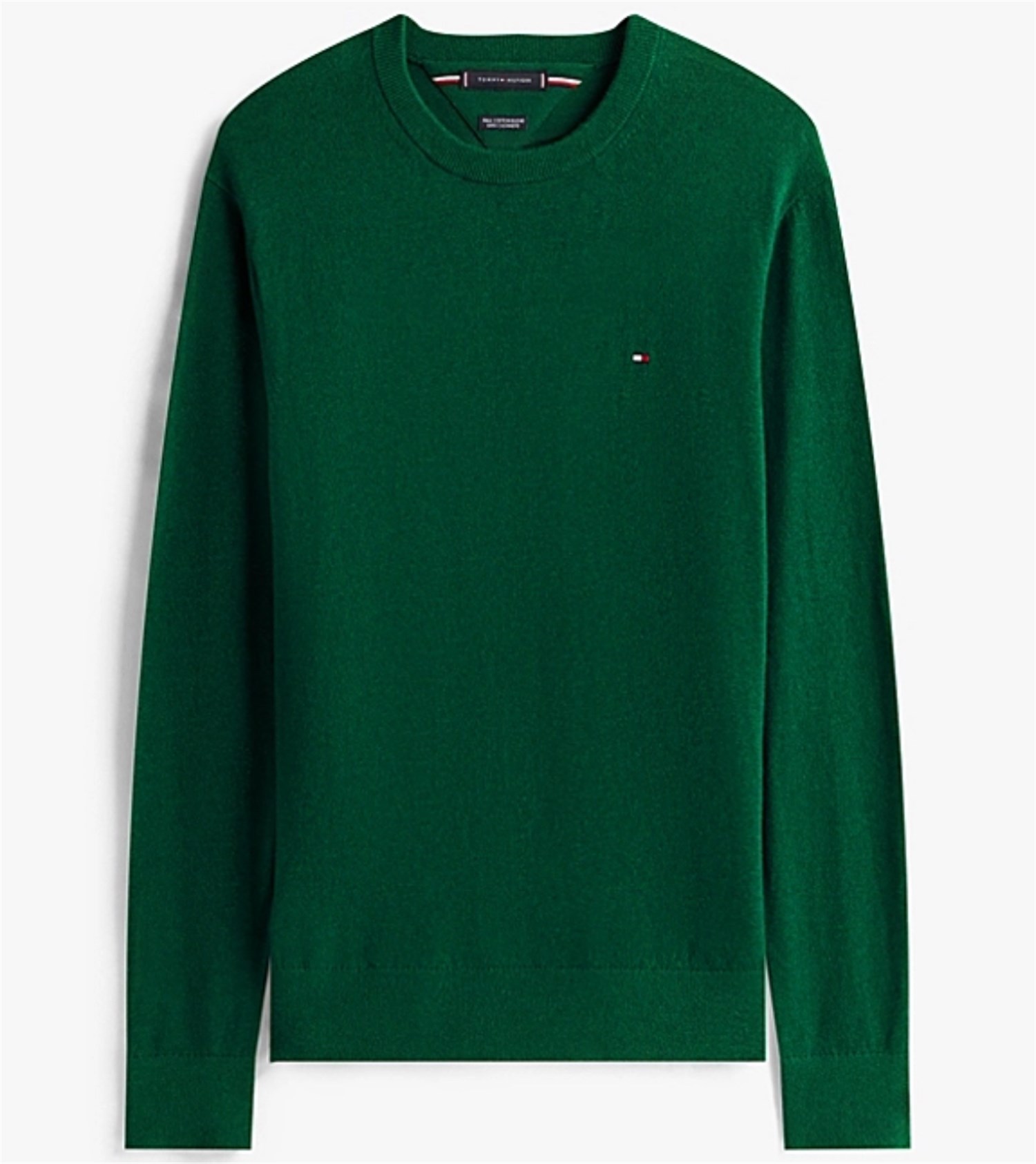 TOMMY HILFIGER MW0MW28046 Verde Abbigliamento Uomo Maglioni