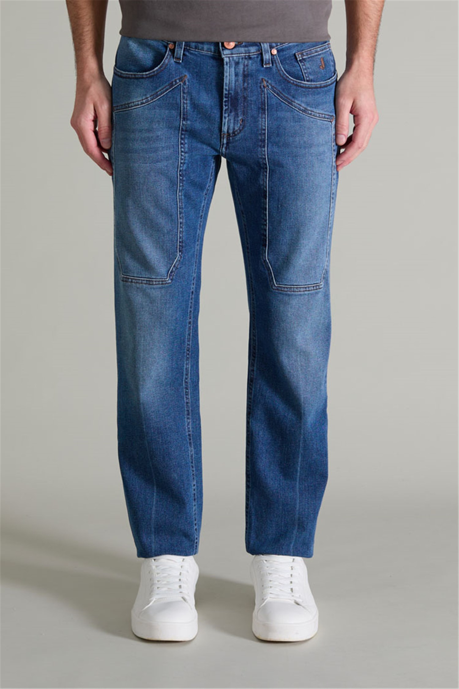 JECKERSON PE25 JUPPA077 JOHN001 Blu medio Abbigliamento Uomo Jeans