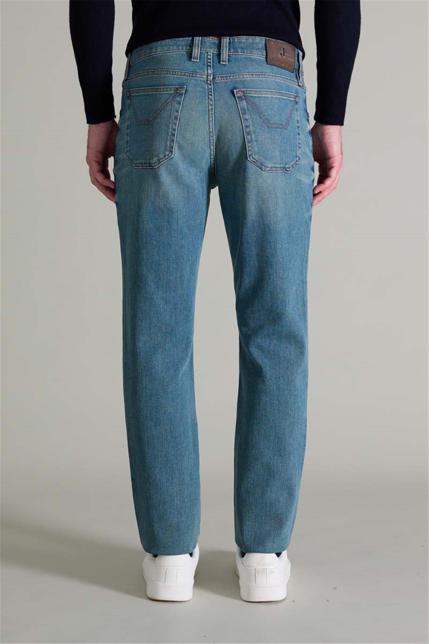 JECKERSON PE25JUPPA077JOHN001 Blu medio Abbigliamento Uomo Pantaloni