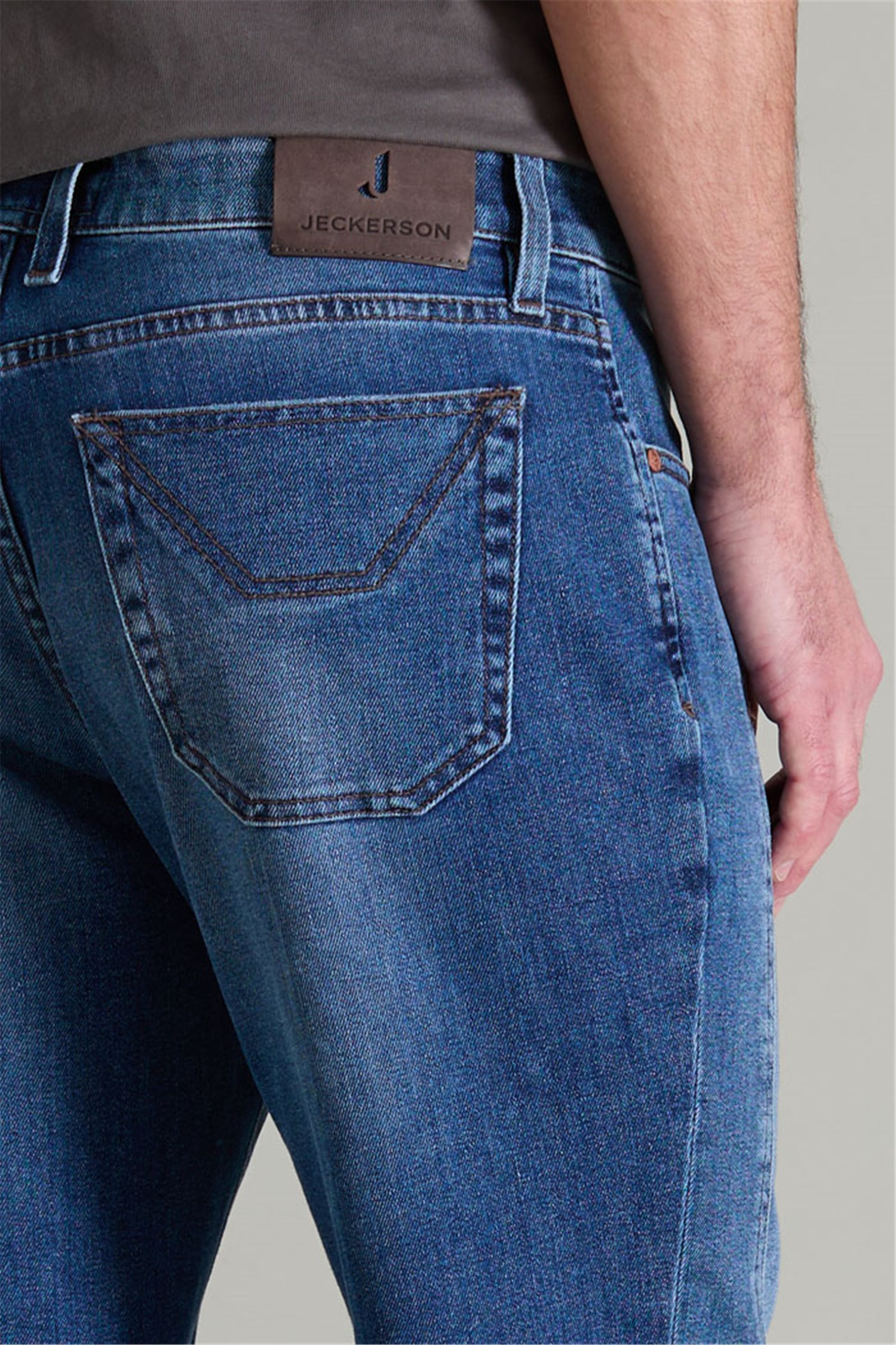 JECKERSON PE25 JUPPA077 JOHN001 Blu medio Abbigliamento Uomo Jeans