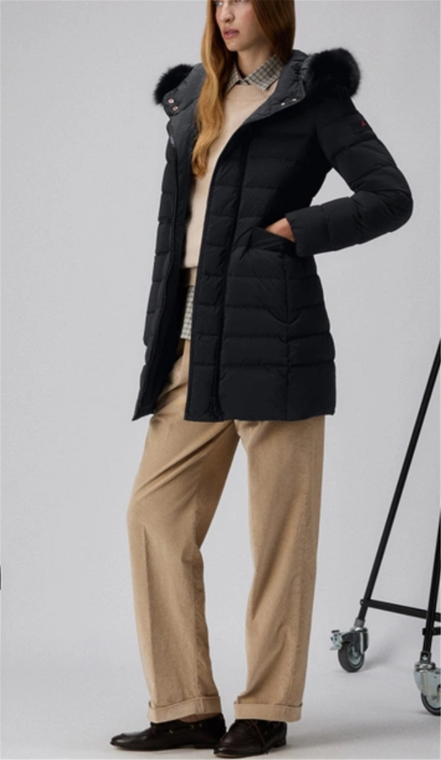 PEUTEREY PED5458 Nero Abbigliamento Donna Piumino