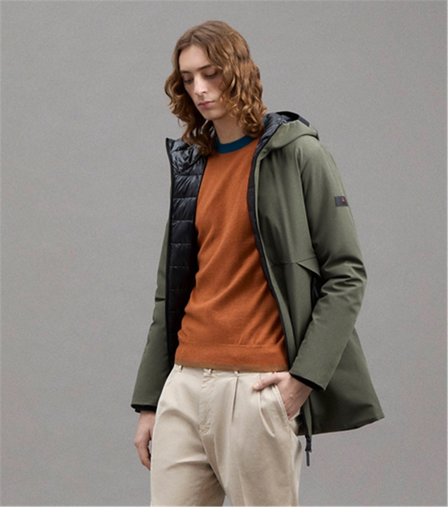 PEUTEREY PEU4059 Verde Abbigliamento Uomo Giacca