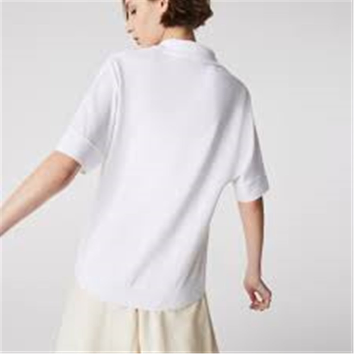 Lacoste PF0504 00 Bianco Abbigliamento Donna Polo
