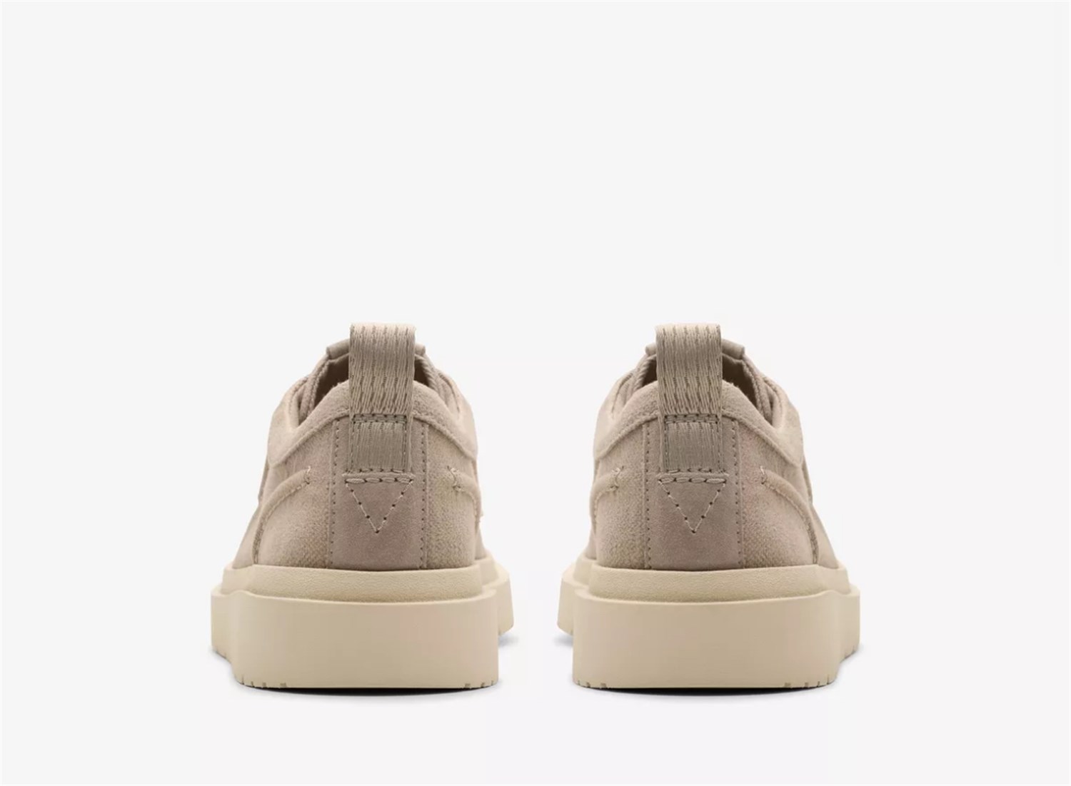 Clarks Polden Moc Grigio chiaro Scarpe Uomo Sneakers