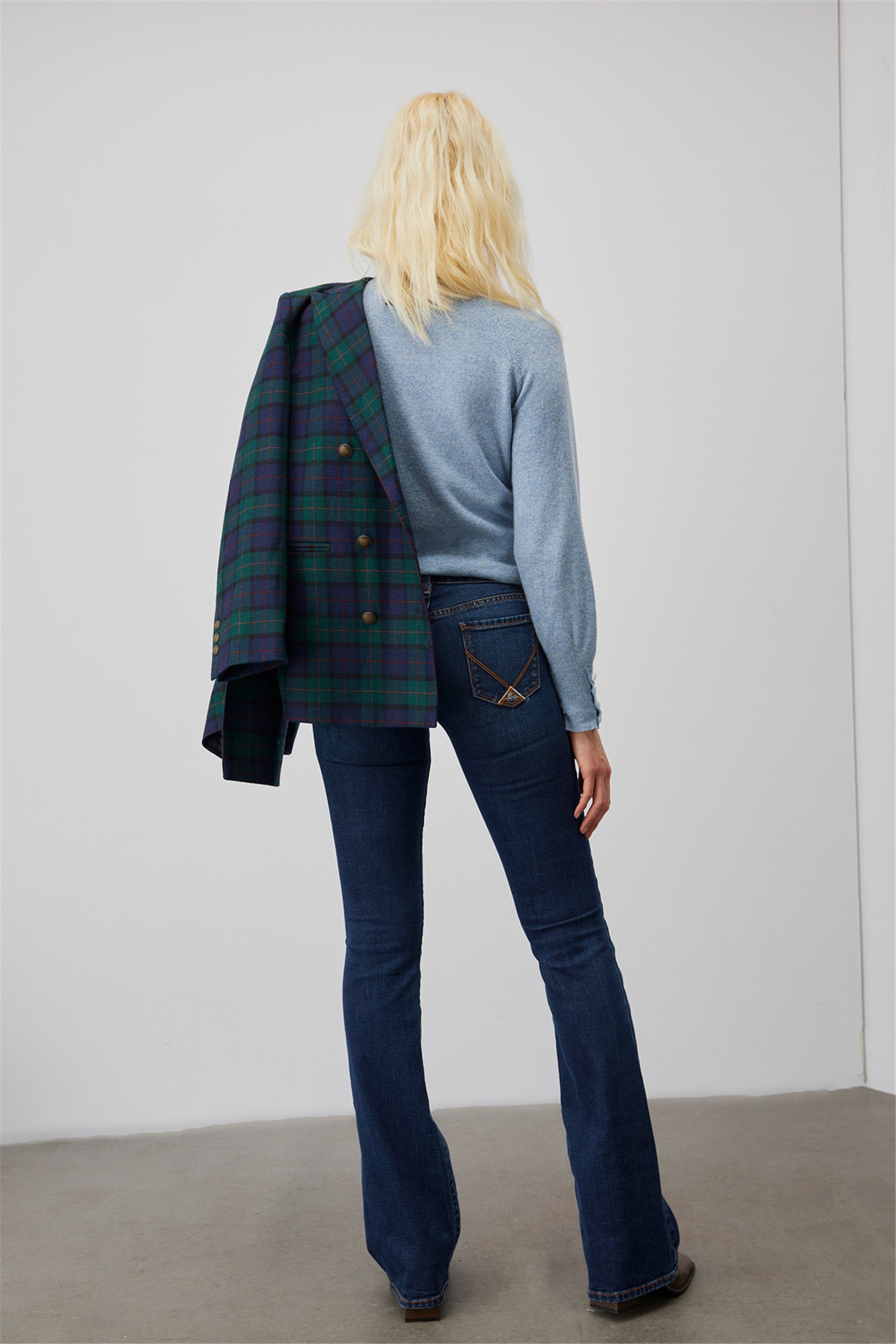 ROY ROGER'S RND005D4632114 Blu medio Abbigliamento Donna Jeans