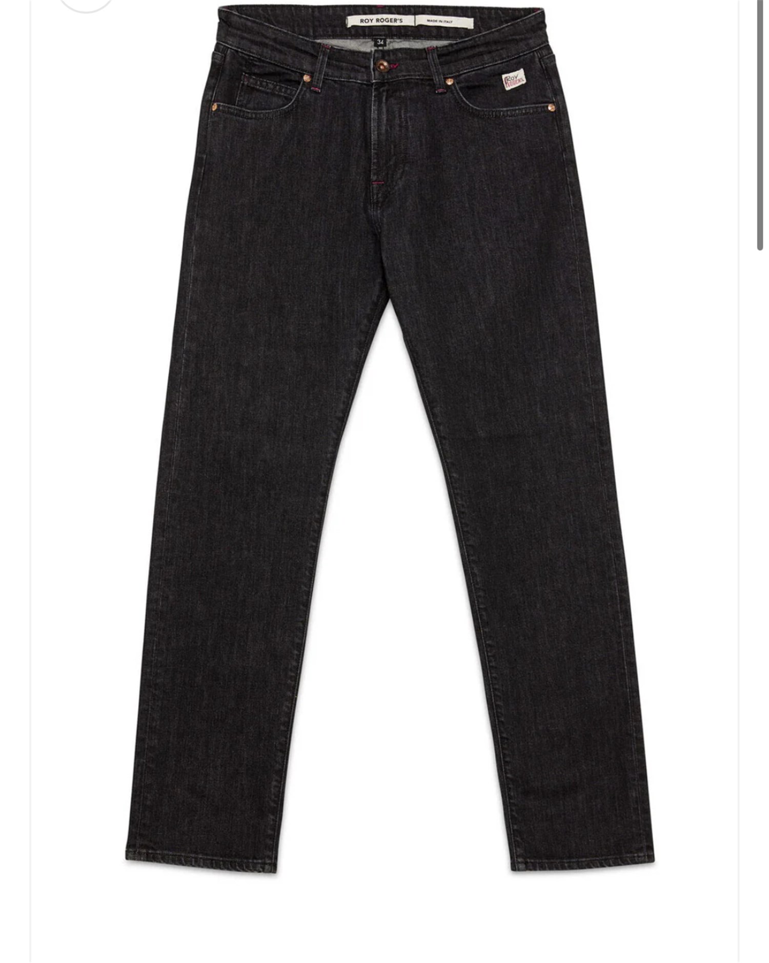 ROY ROGER'S RRU110CN763102 Nero Abbigliamento Uomo Jeans