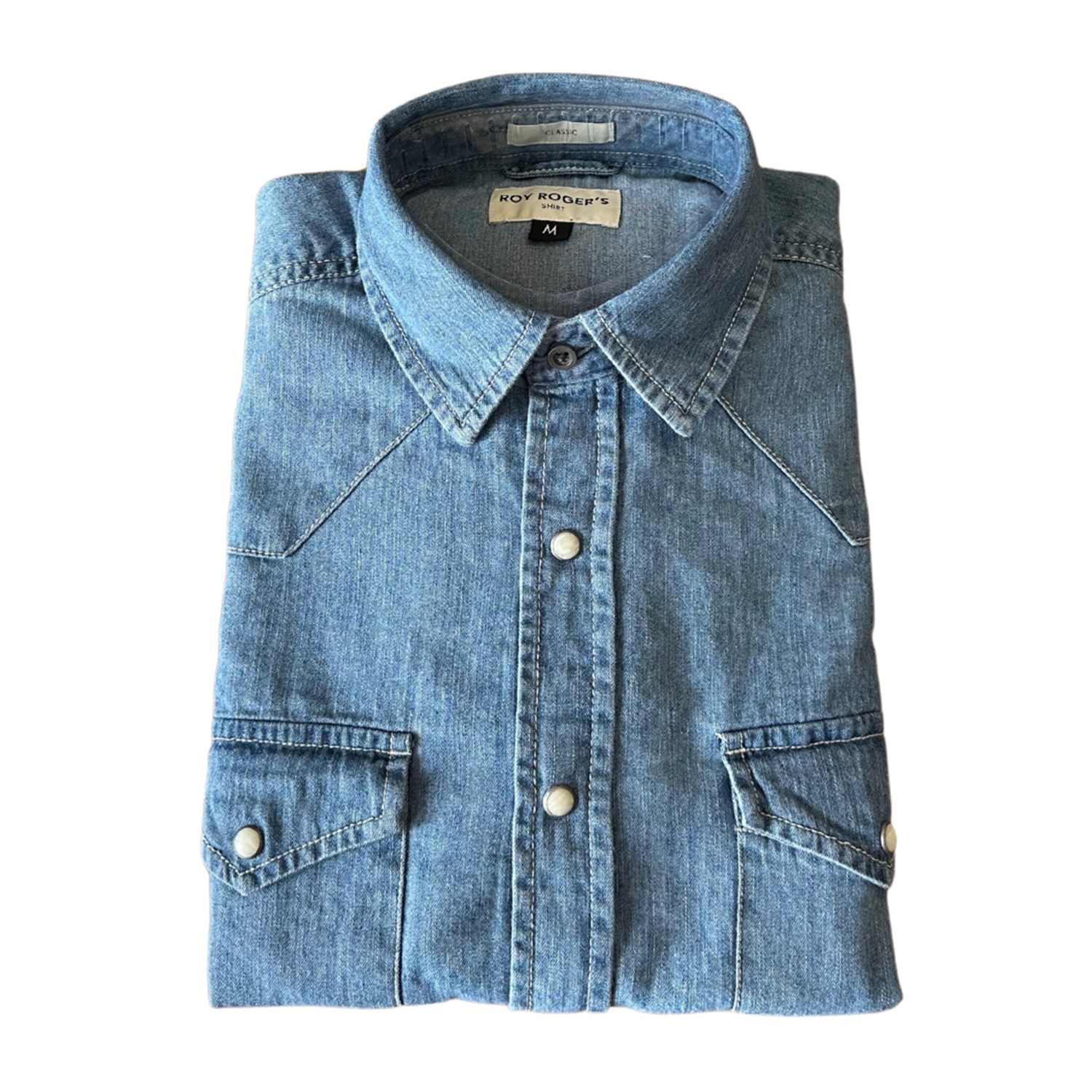 ROY ROGER'S RRU400CG34 Blu Abbigliamento Uomo Camicia